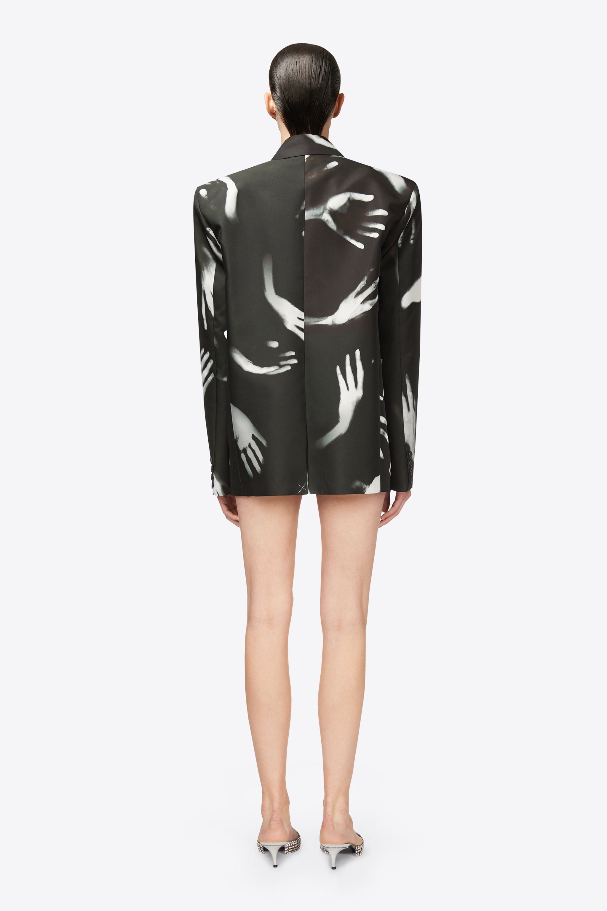 HANDPRINT OVERSIZED BLAZER - 5