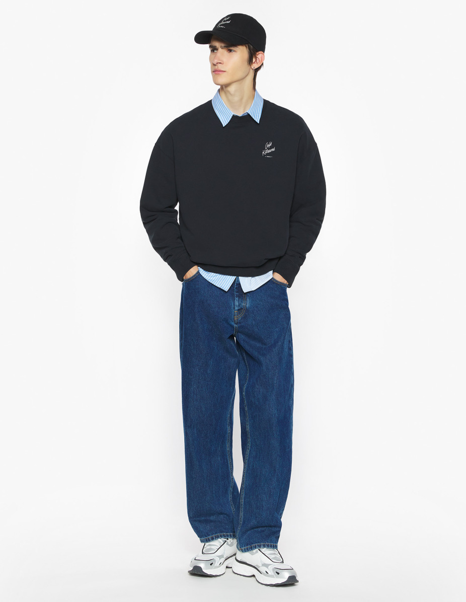 CAFE KITSUNE RELAX SWEATSHIRT - 5