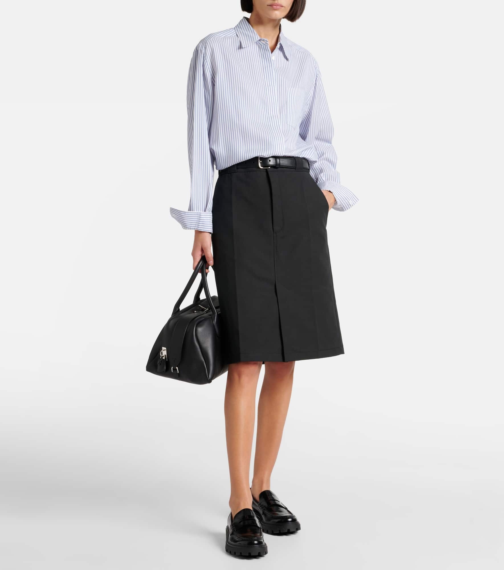 Cotton midi skirt - 2