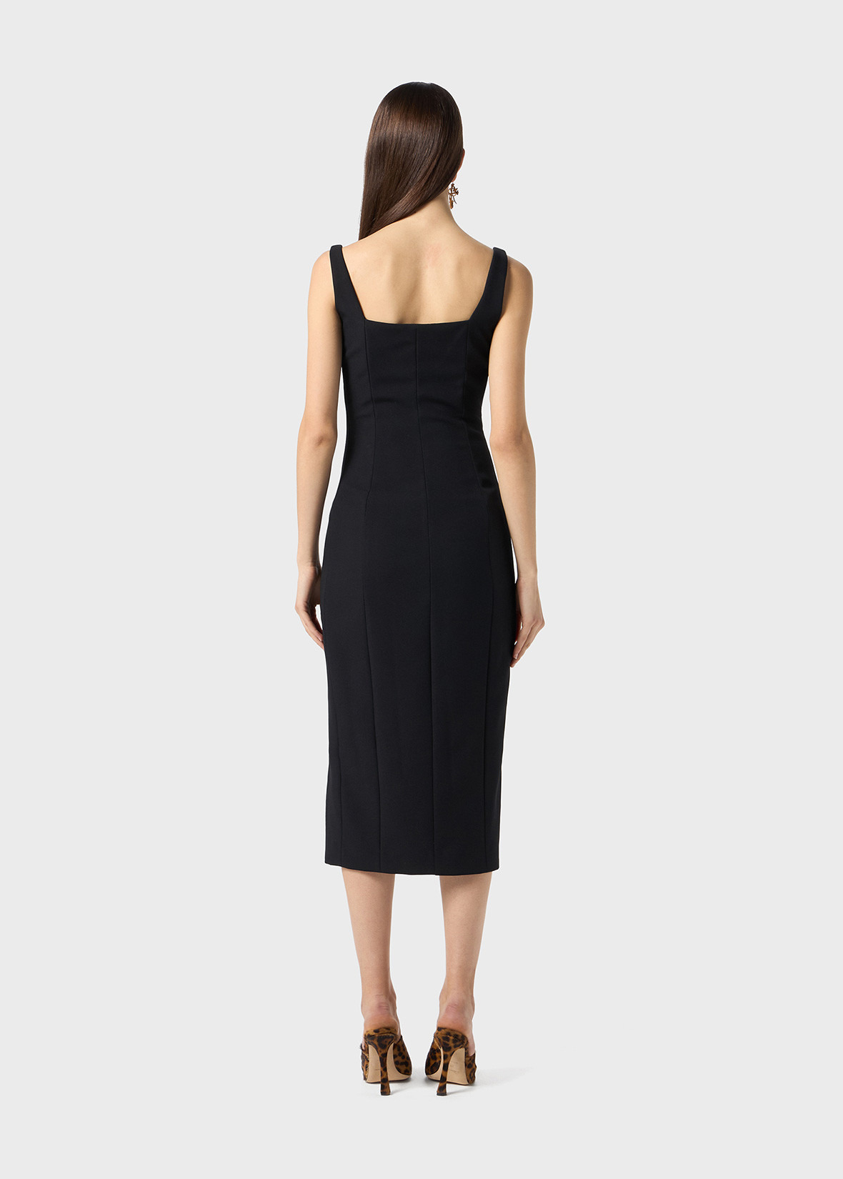 CADY DRESS WITH LASER-CUT EMBROIDERY - 4