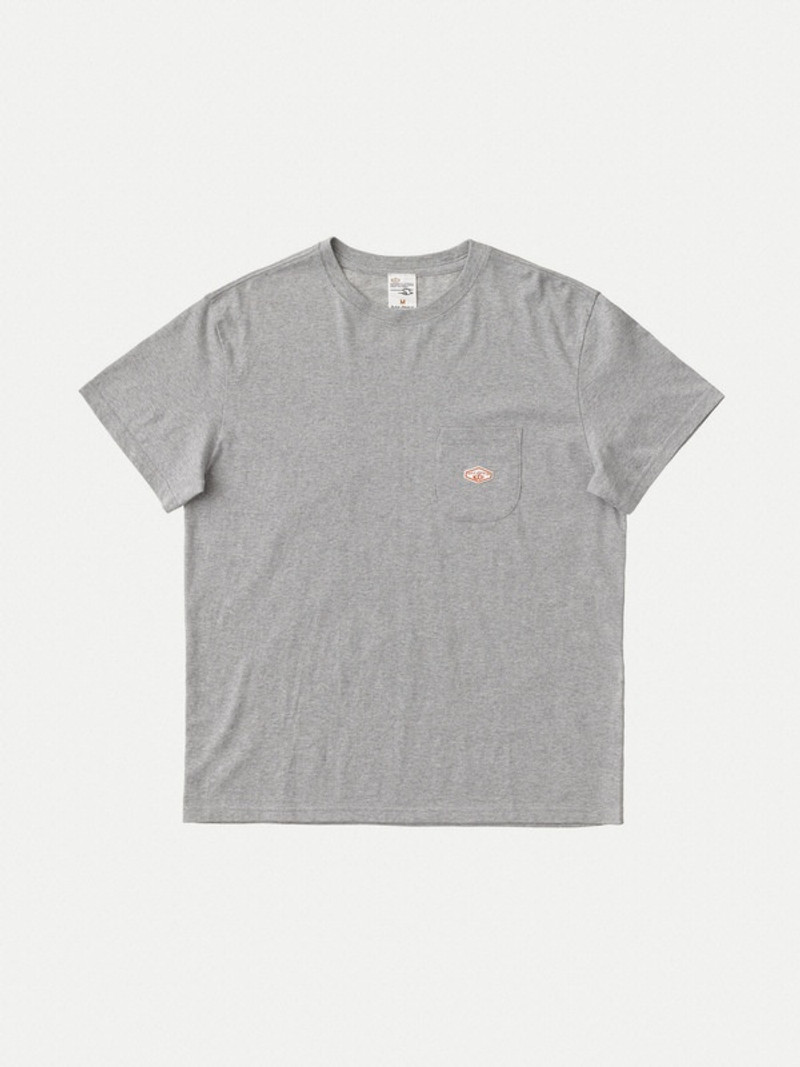 Leffe Pocket Tee Greymelange 1