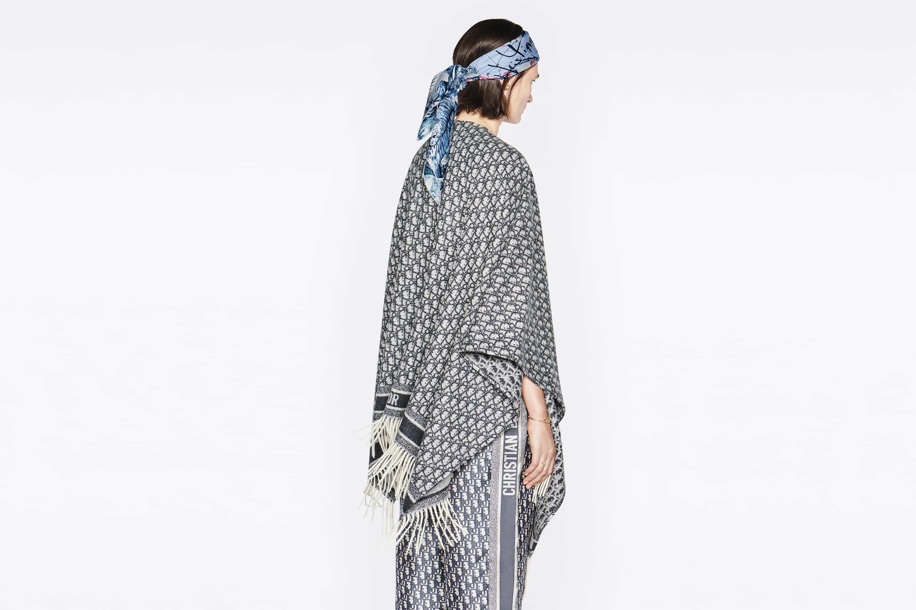 Dior Oblique Poncho - 3