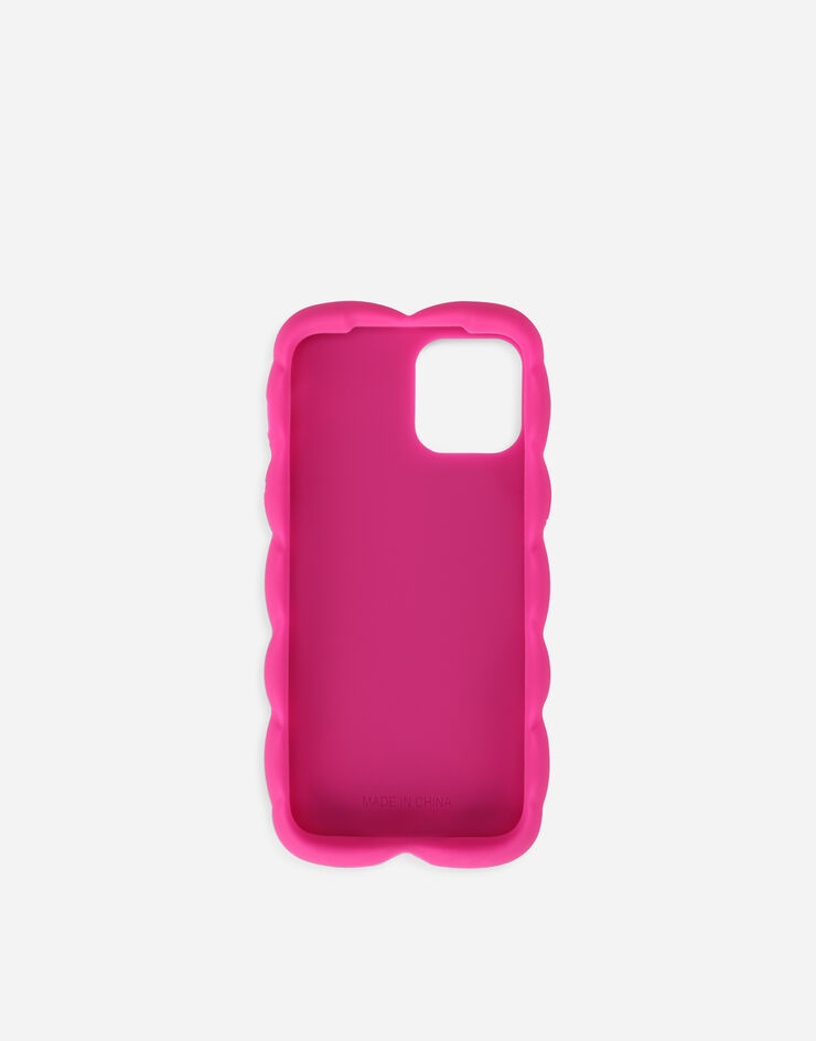 Quilted-effect rubber iPhone 12 Pro cover with DG logo - 2