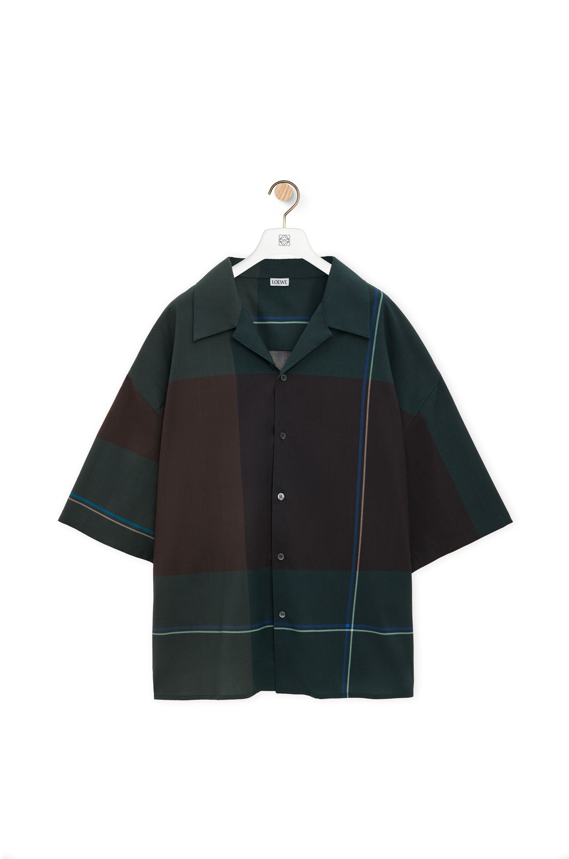 Loewe Short sleeve shirt in wool | REVERSIBLE