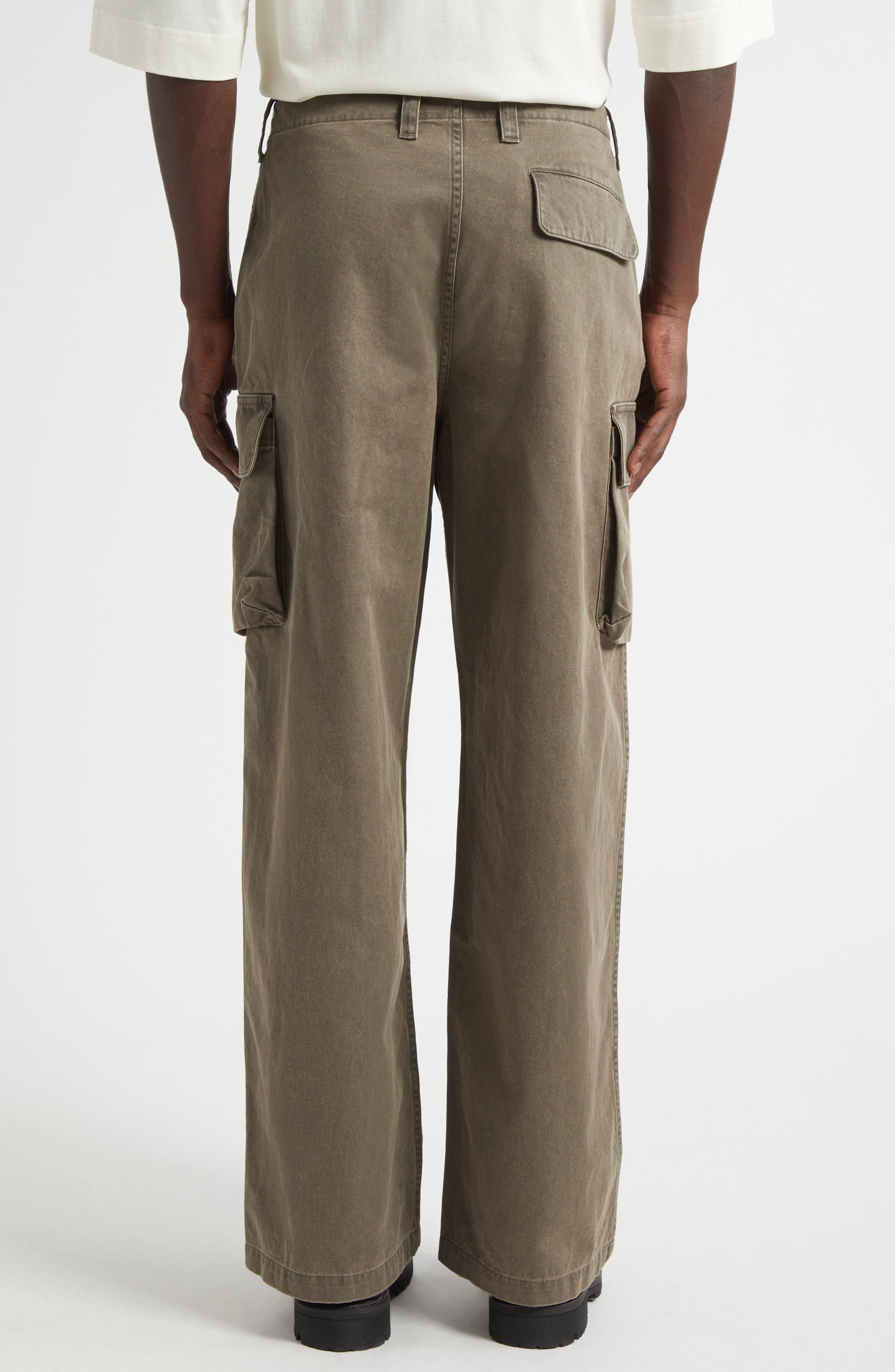 OUR LEGACY Mount Cotton & Hemp Cargo Pants in Ditch Wash Out Twill at Nordstrom - 2