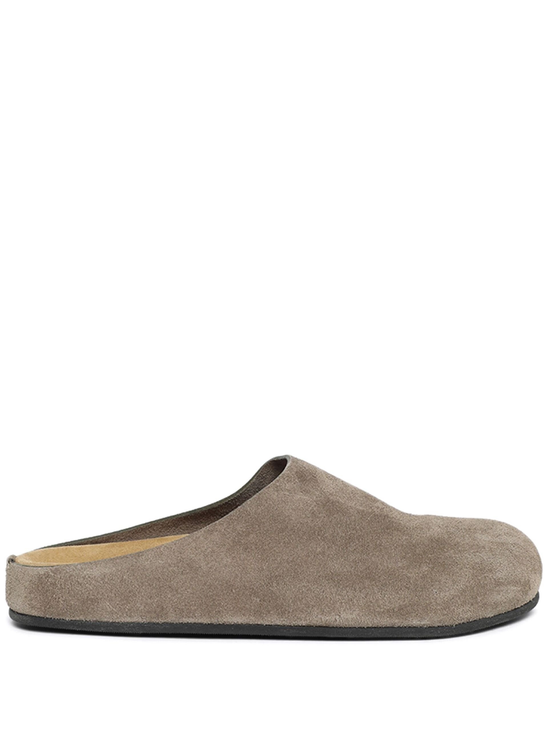 Beige Hugo Suede Mules - 1