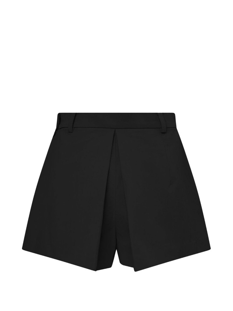 pushBUTTON pleated A-line shorts outlook