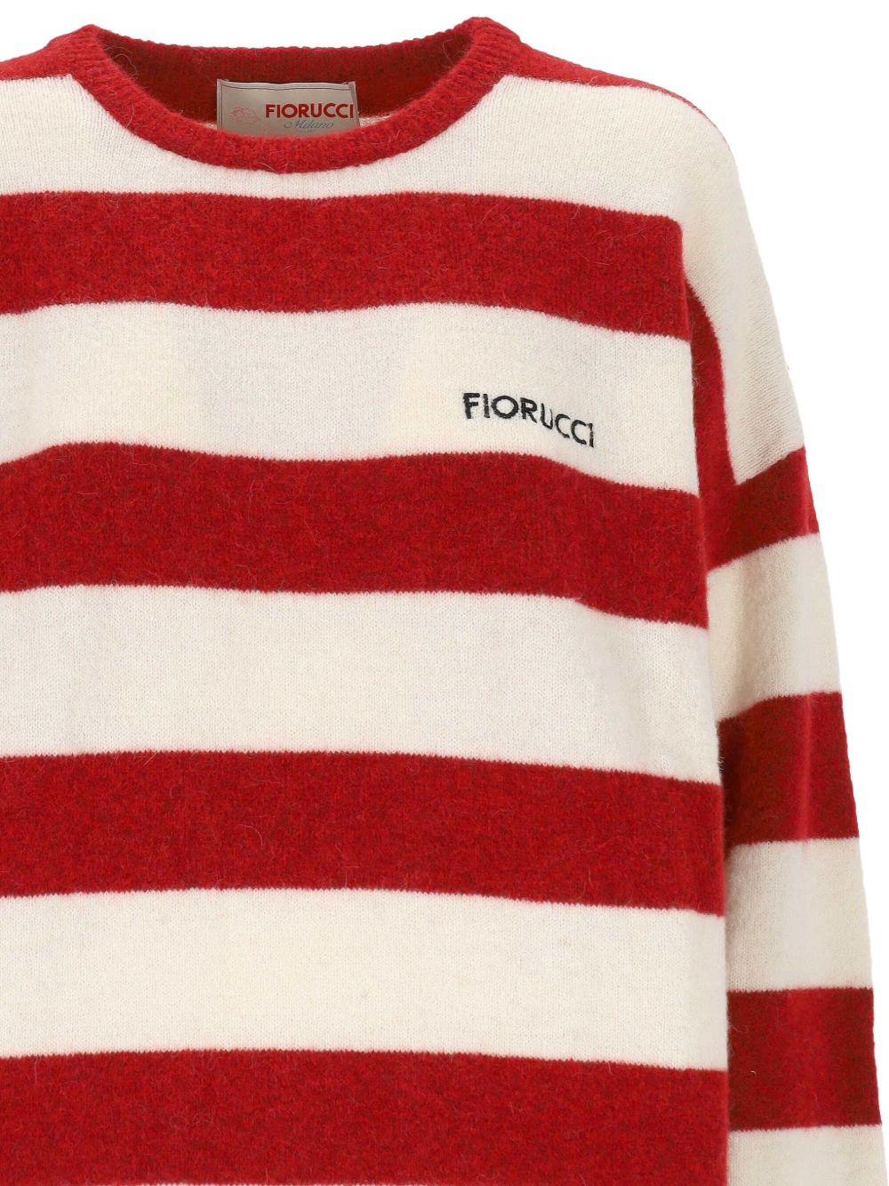 striped crew-neck sweater - 3