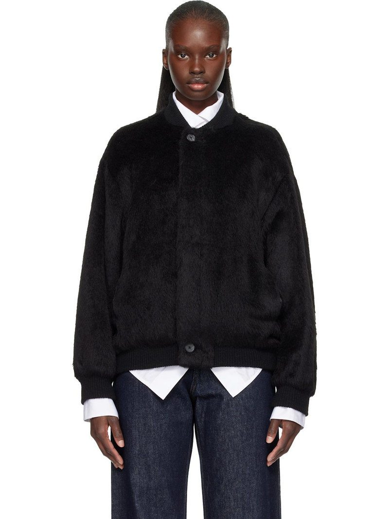 Black Suri Bomber Jacket 1