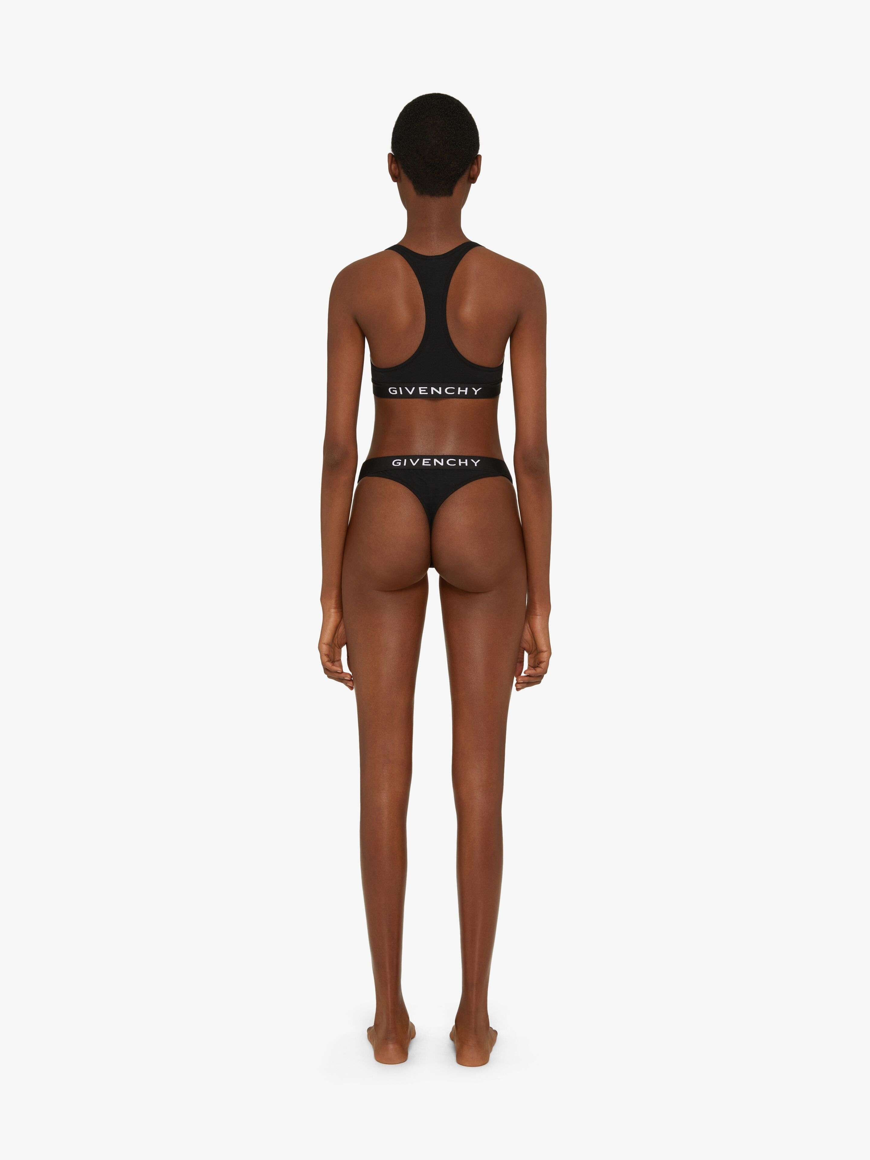 THONG IN JERSEY BIO WITH GIVENCHY 4G SIGNATURE - 4