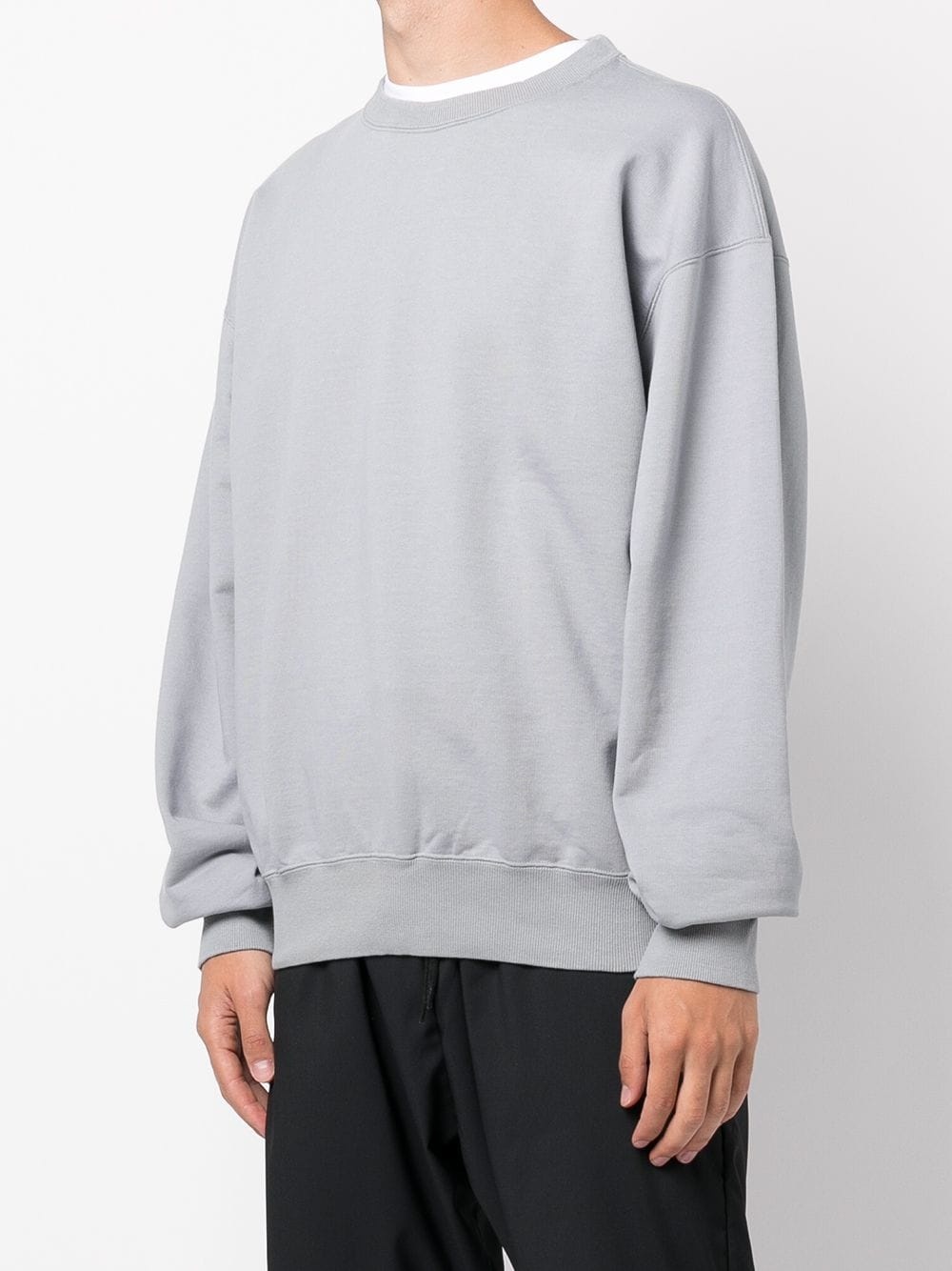 relaxed crew neck swetshirt - 3