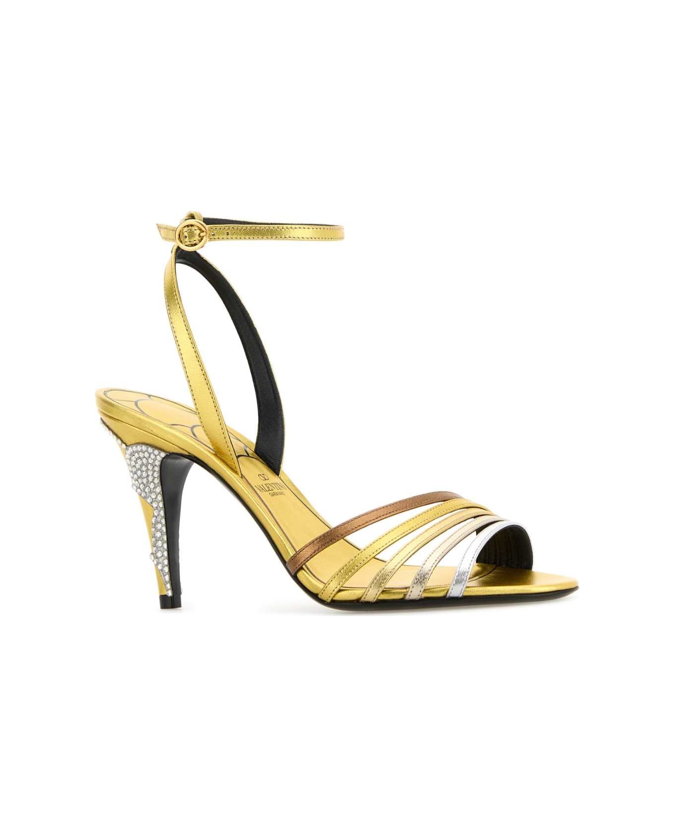 Multicolor Leather Ladycrush Sandals - 2