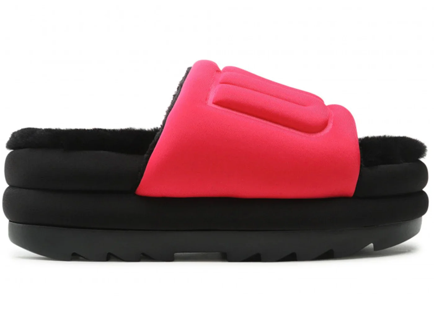 UGG Maxi Graphic Slide Radish Black (Women's) - 1