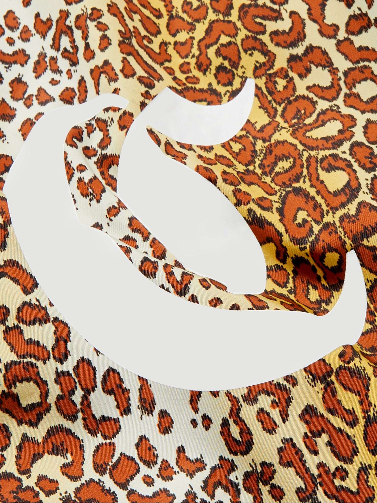 Logo-Print Leopard-Print Shell Coach Jacket - 3