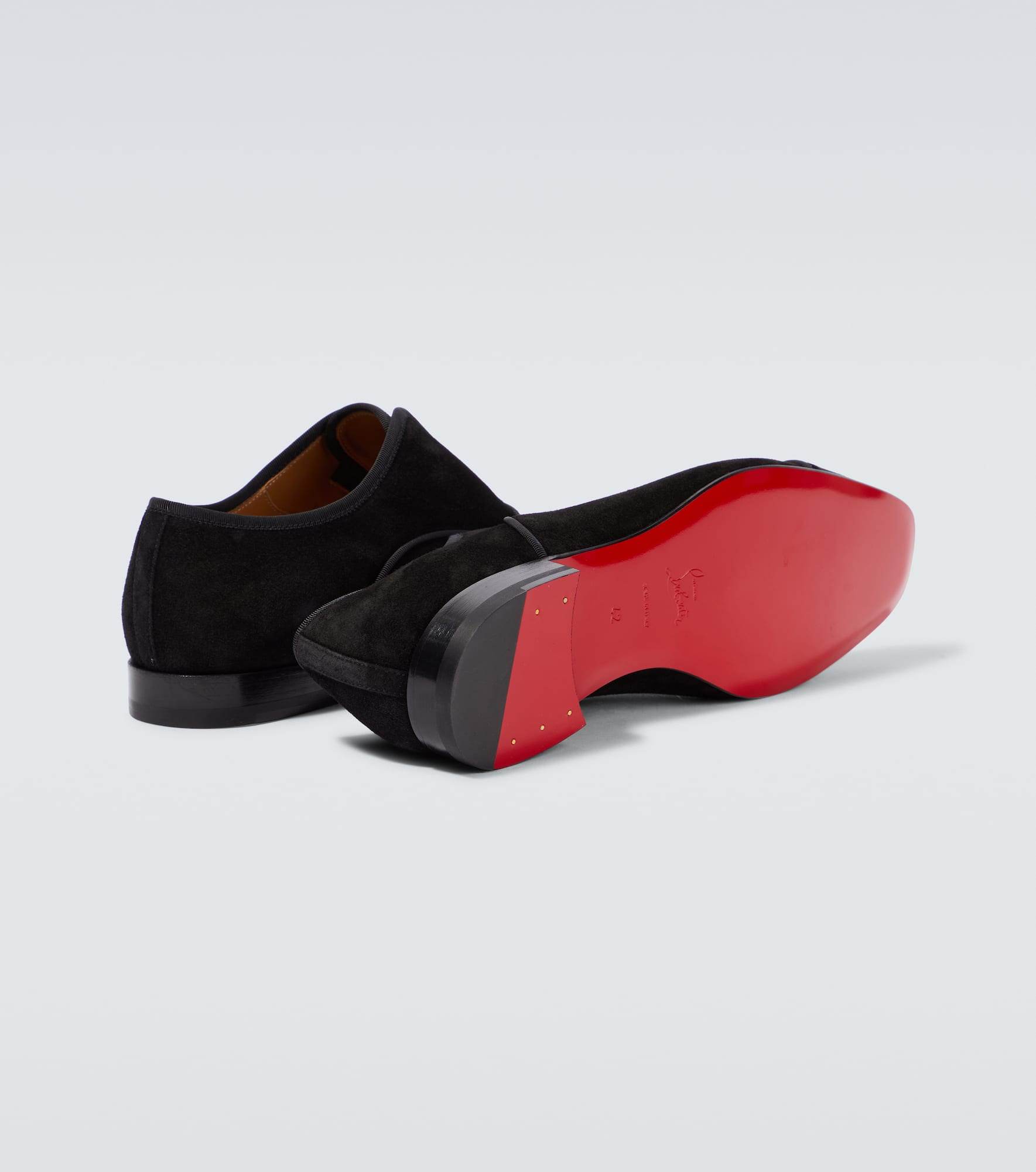 Alpha Male velour Oxford shoes - 7