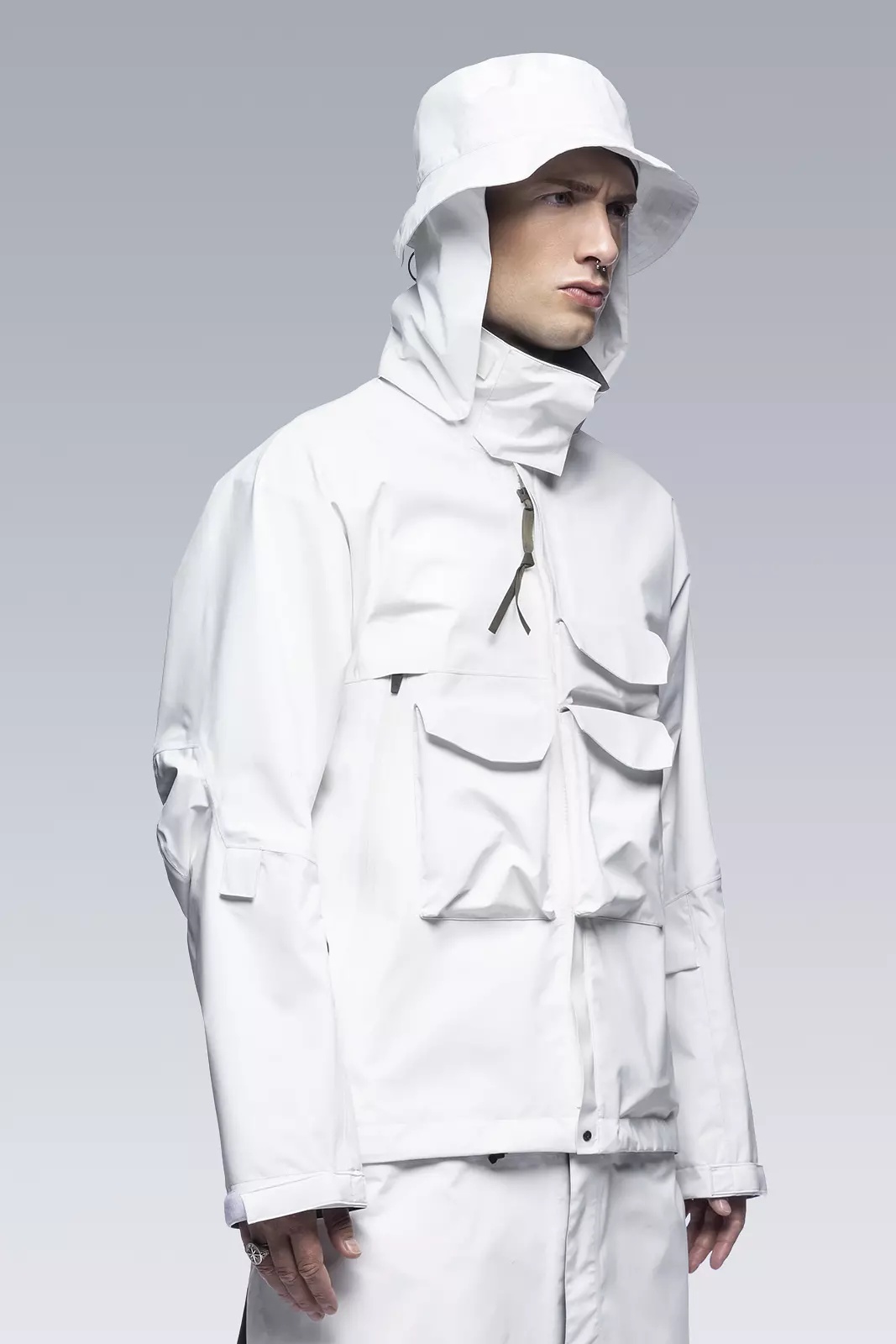 J28-GT 3L Gore-Tex Pro Interops Jacket WHITE