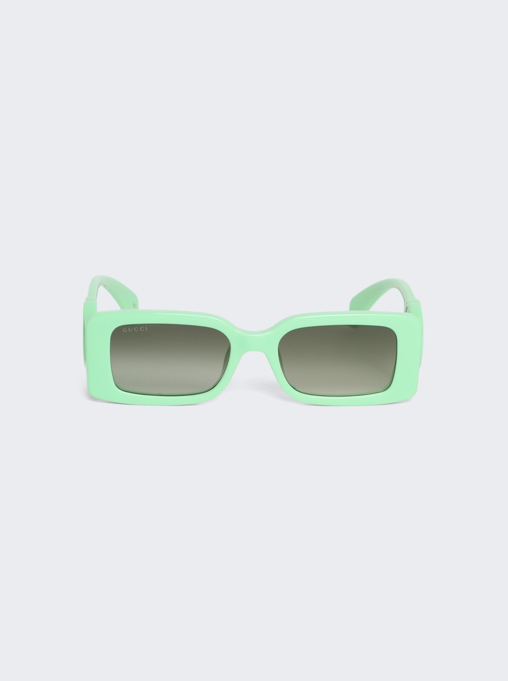 Rectangular Sunglasses Green - 1