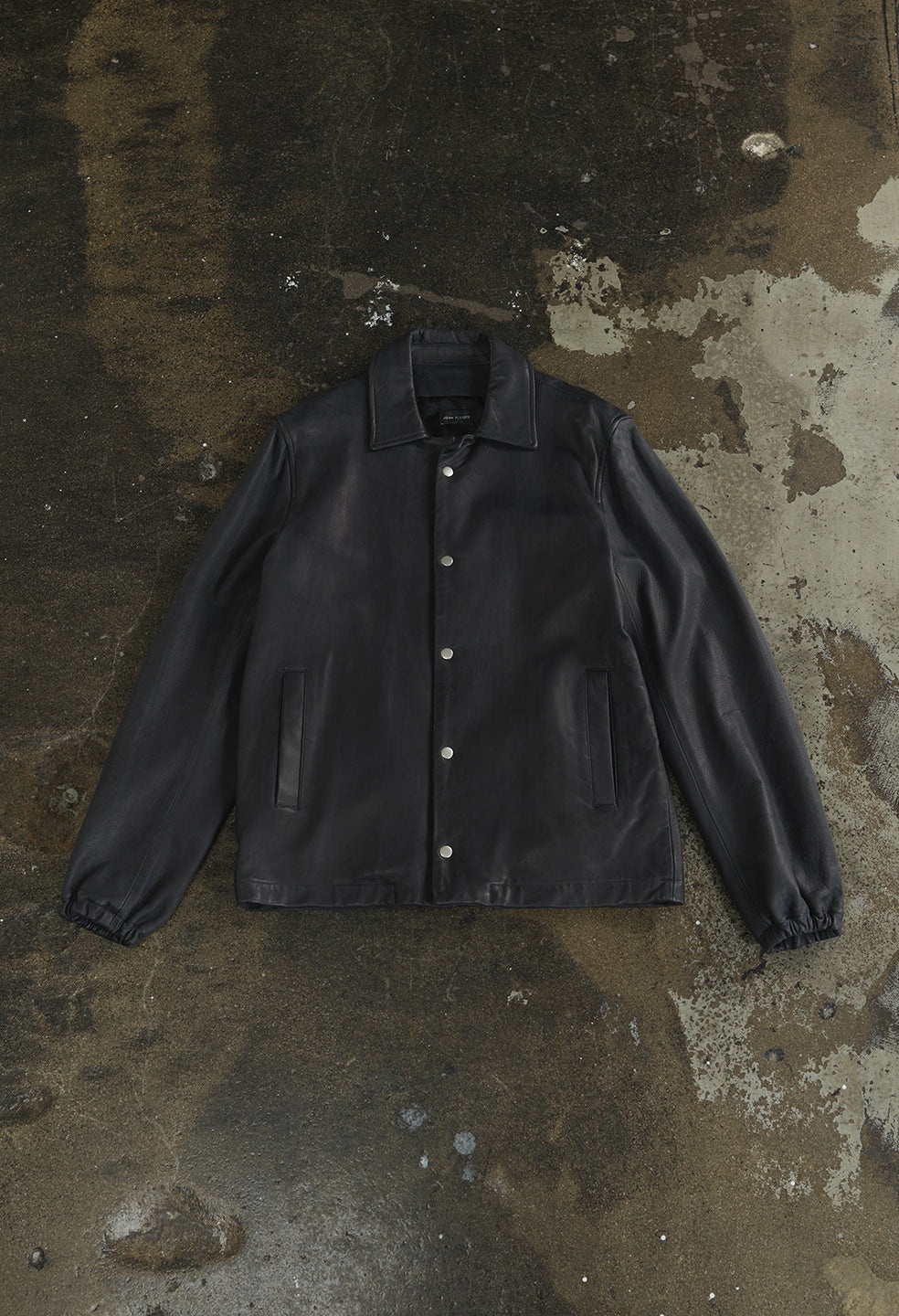 LEATHER COACHES JACKET - 1