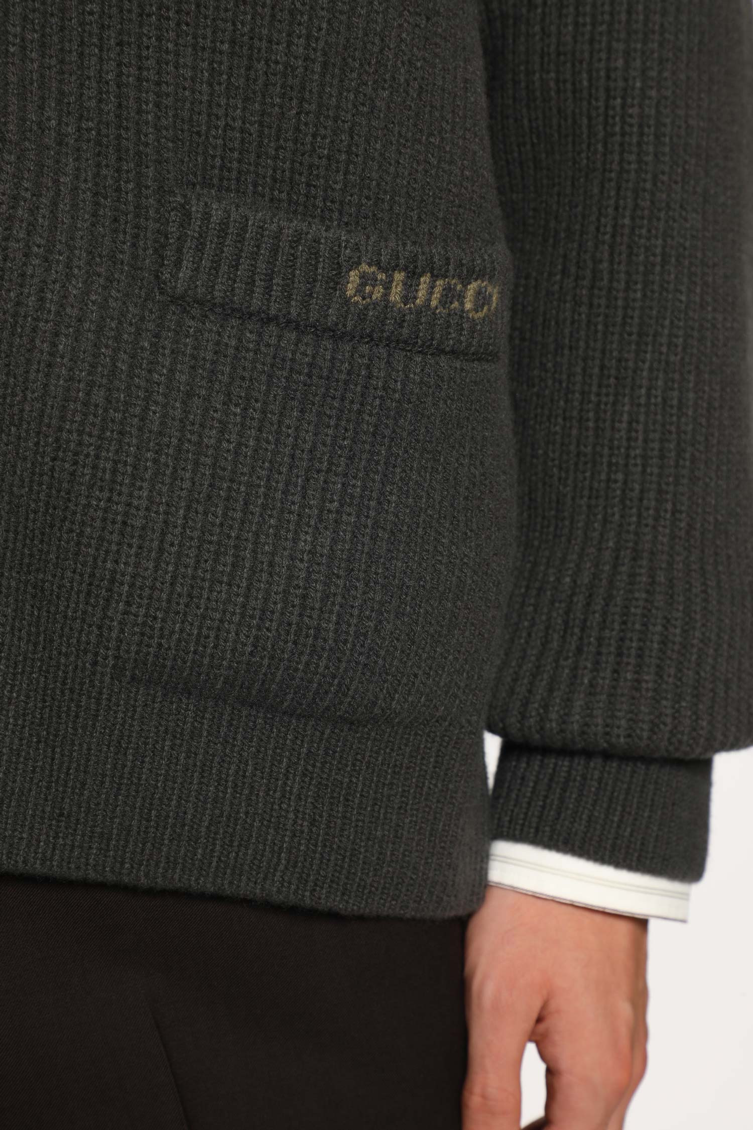 Gucci Man Grey Knitwear - 4