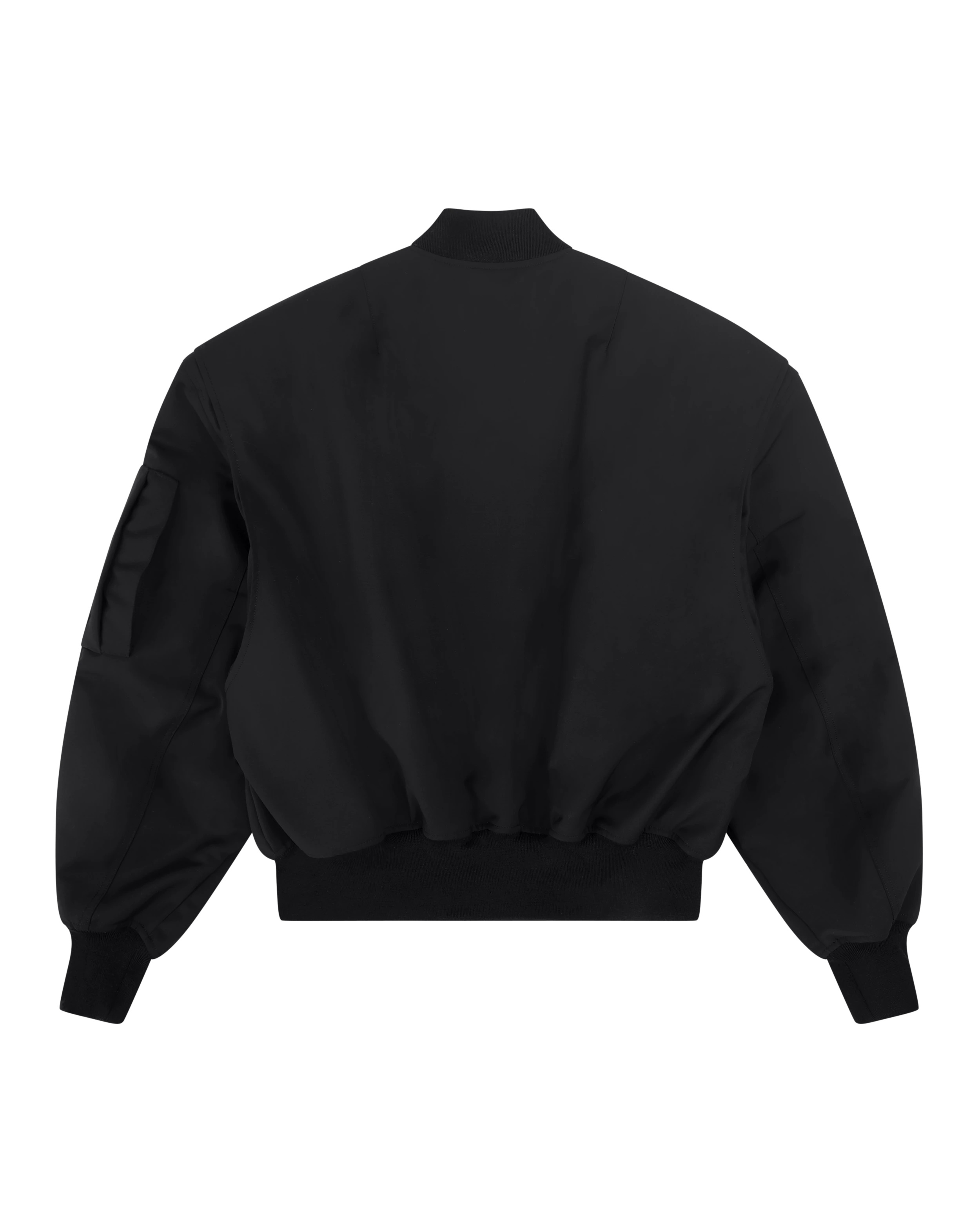 BROAD BOMBER WOOL BLACK WOOL - 2