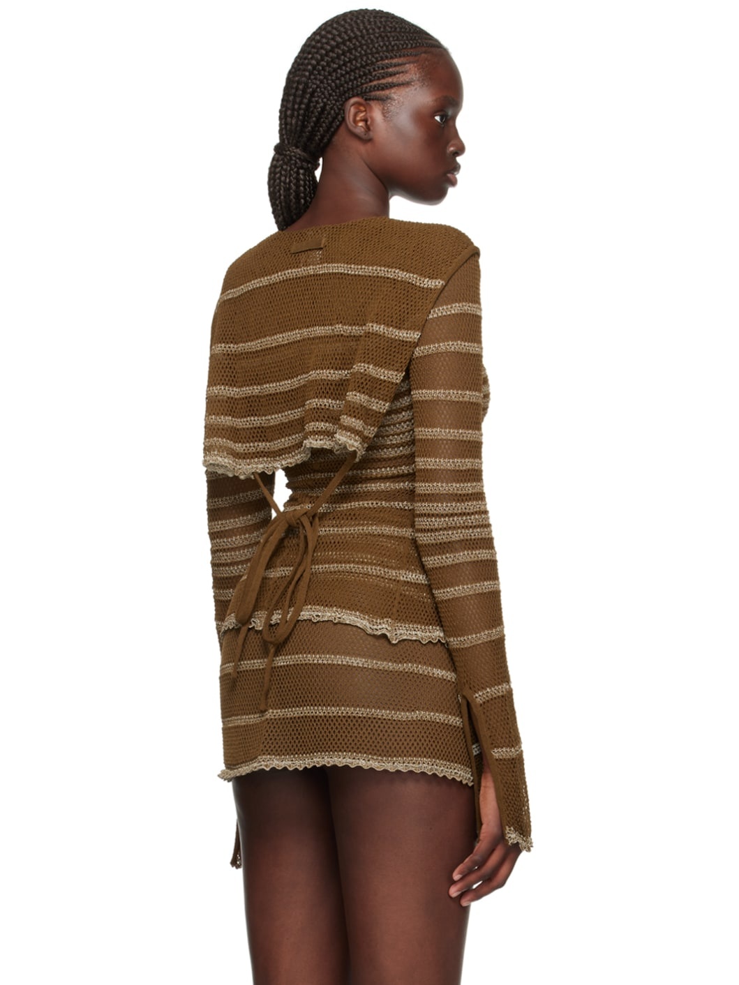 Brown KNWLS Edition Cardigan - 3