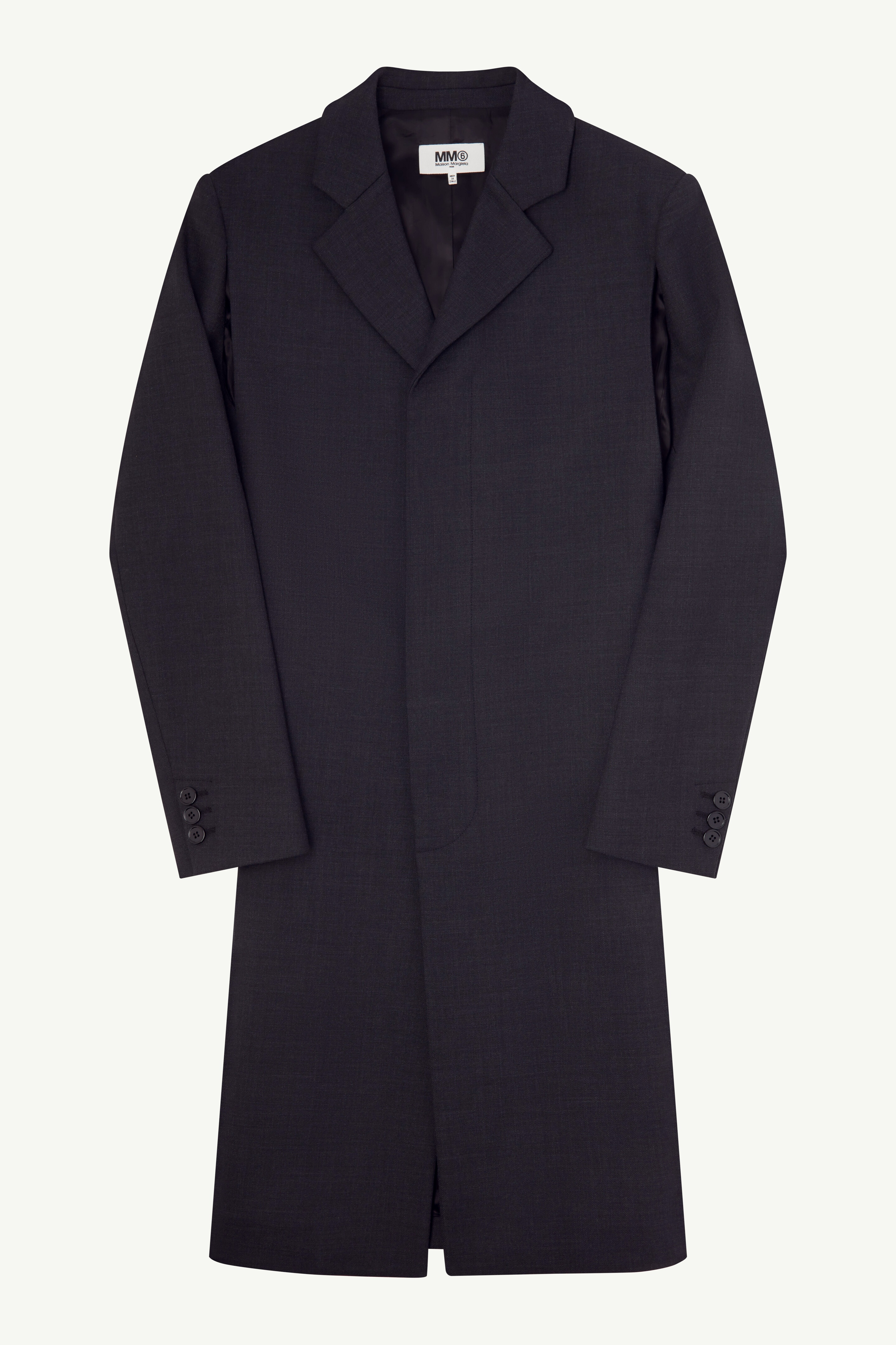 Techno wool coat - 1