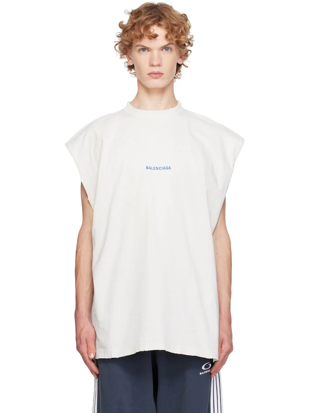 Off-White Back Sleeveless T-shirt - 1