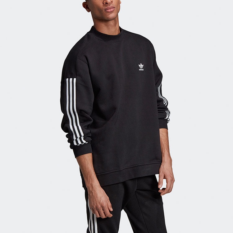 adidas originals Lock Up 3-stripes Sweatshirt Men Black ED6121 - 6