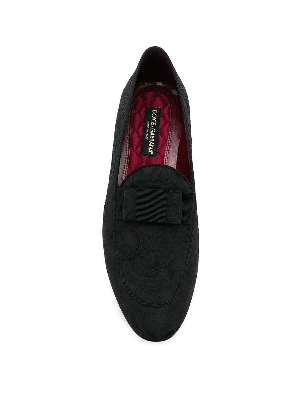 baroque jacquard loafers - 4