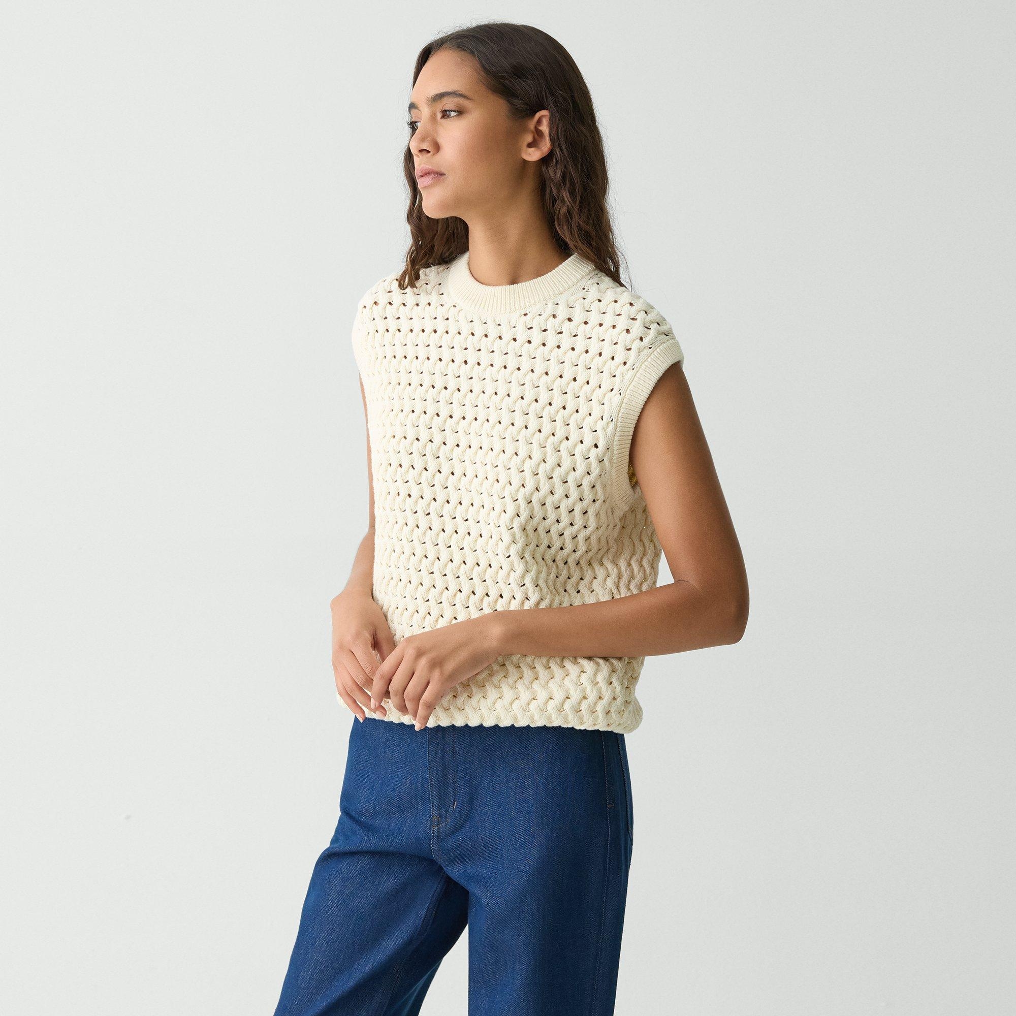 Sweater Vest in Rounded Cotton - 3