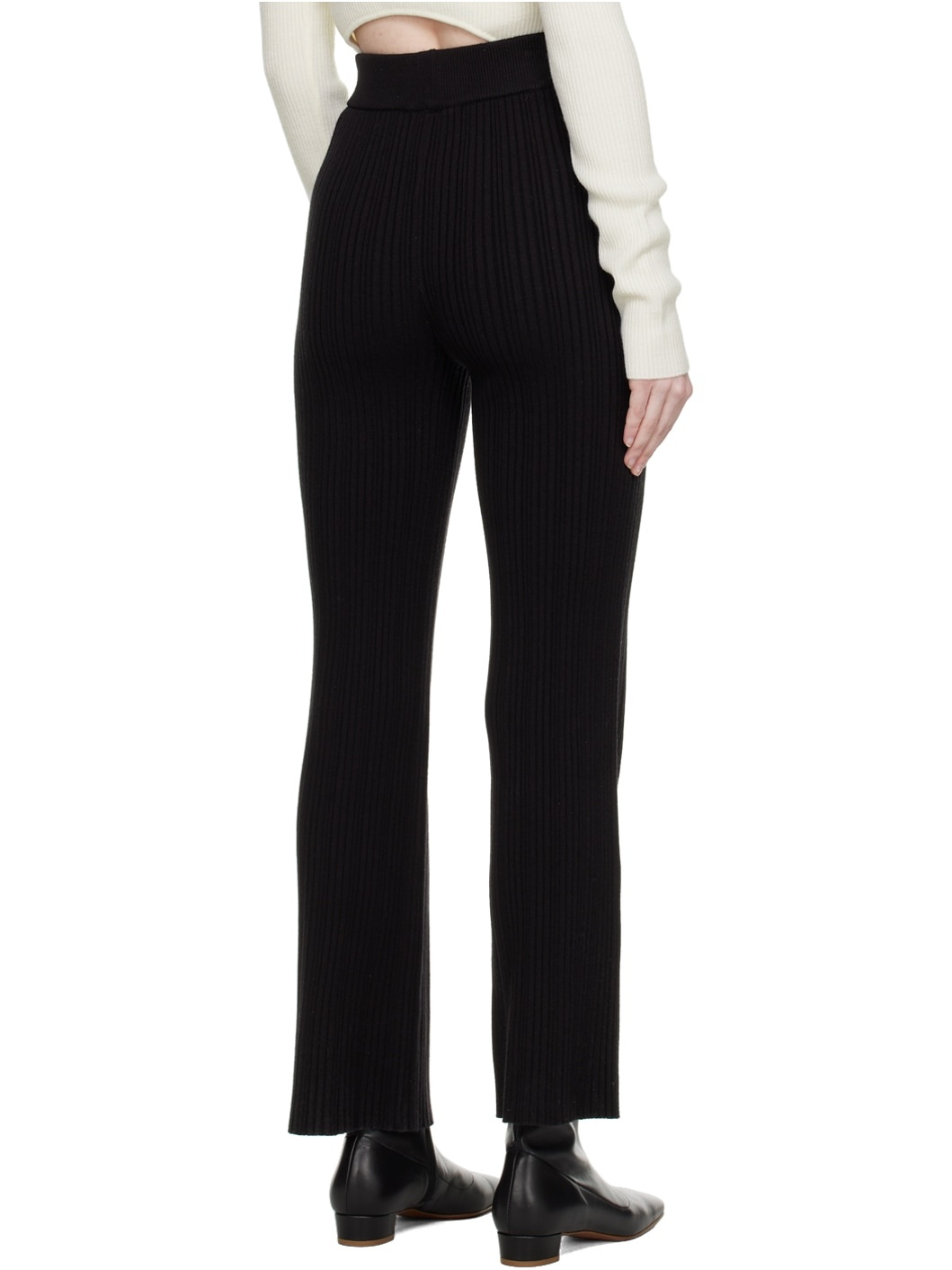 Black Flared Trousers - 3