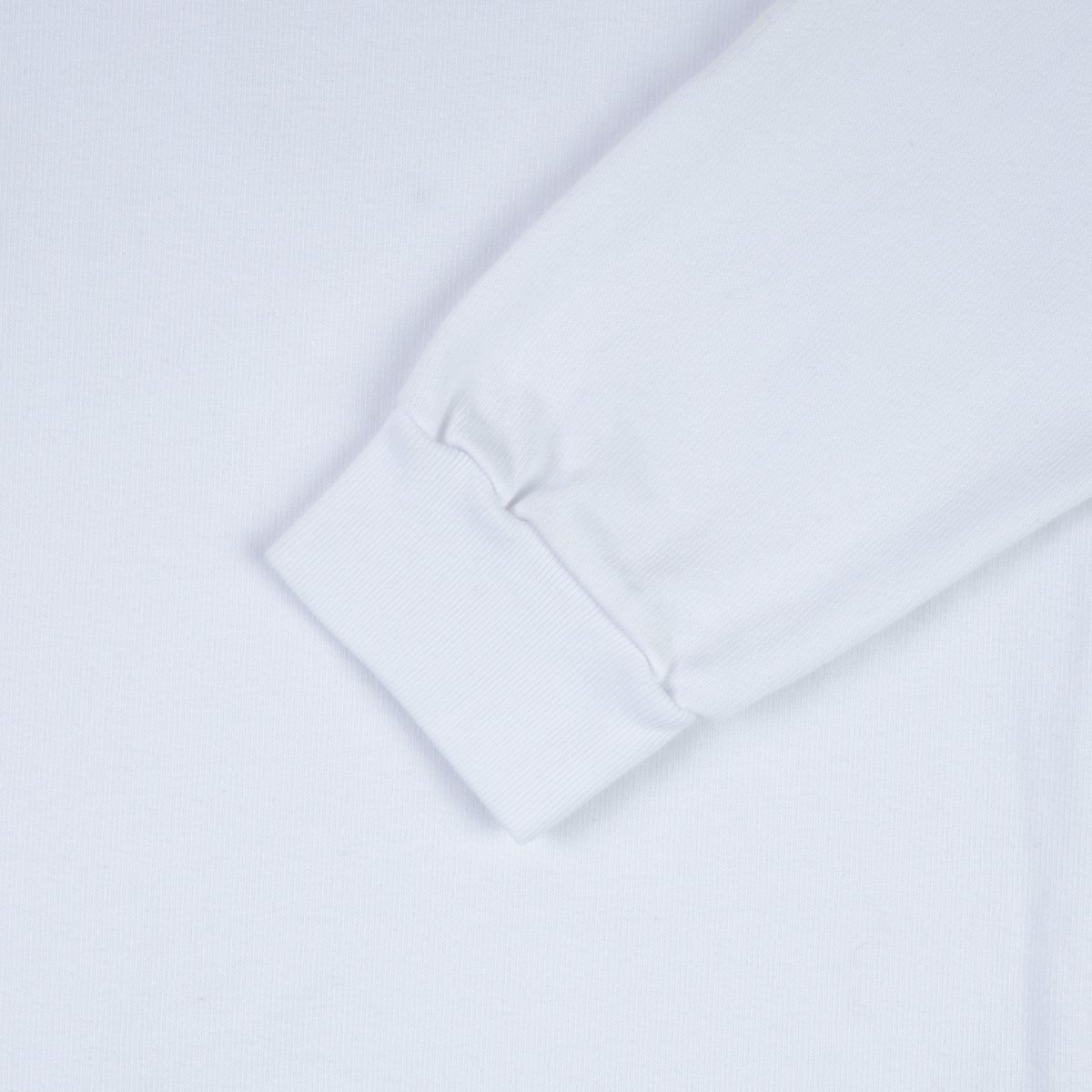 GA-LS-WHT GOOD ART HLYWD Heavyweight Long Sleeve Crew Neck T-Shirt - Optic White - 8
