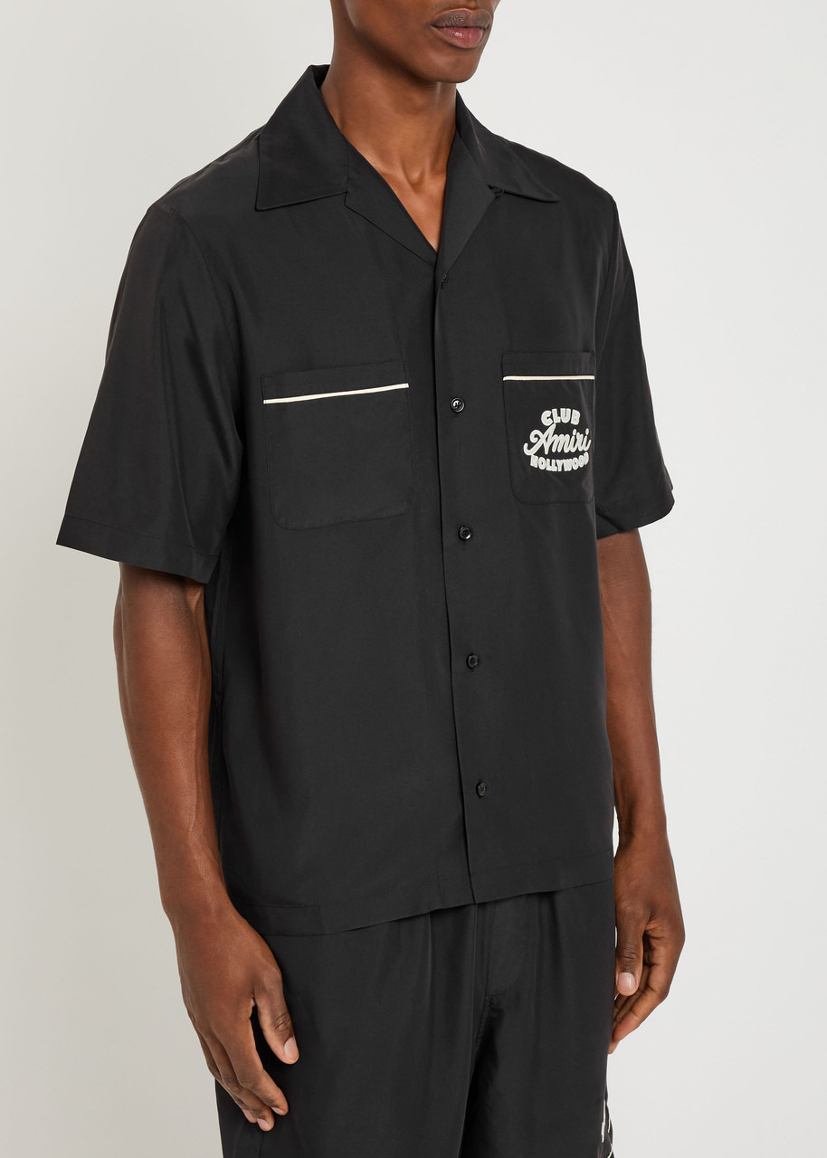 Amiri Club Embroidered Modal-blend Shirt - 2