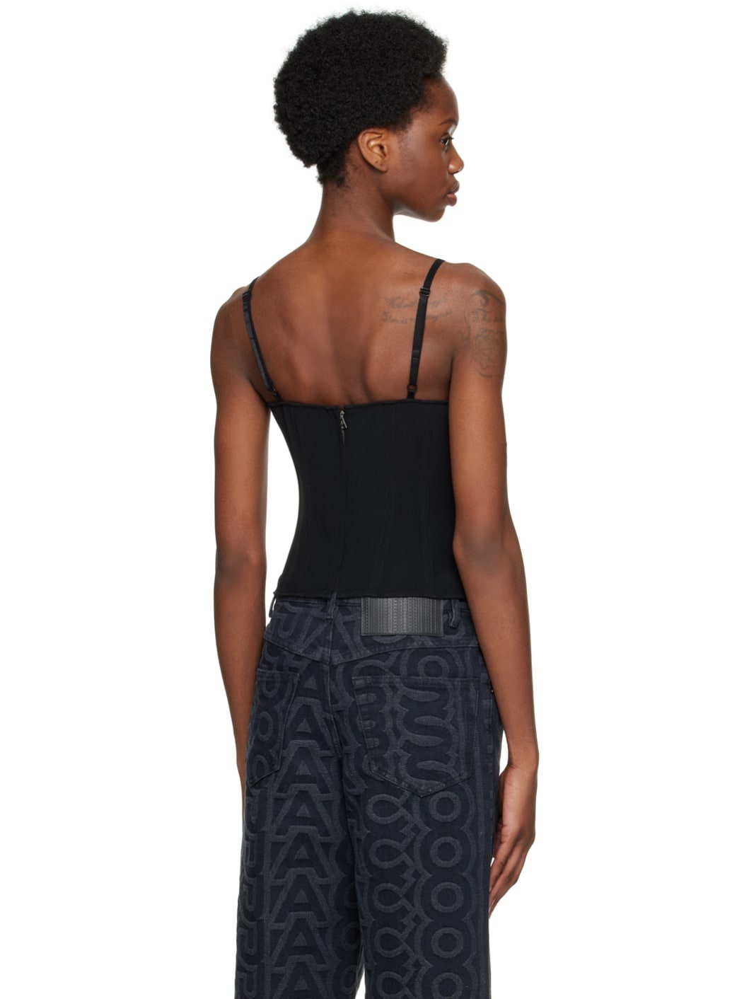 Black 'The Structured' Camisole - 3