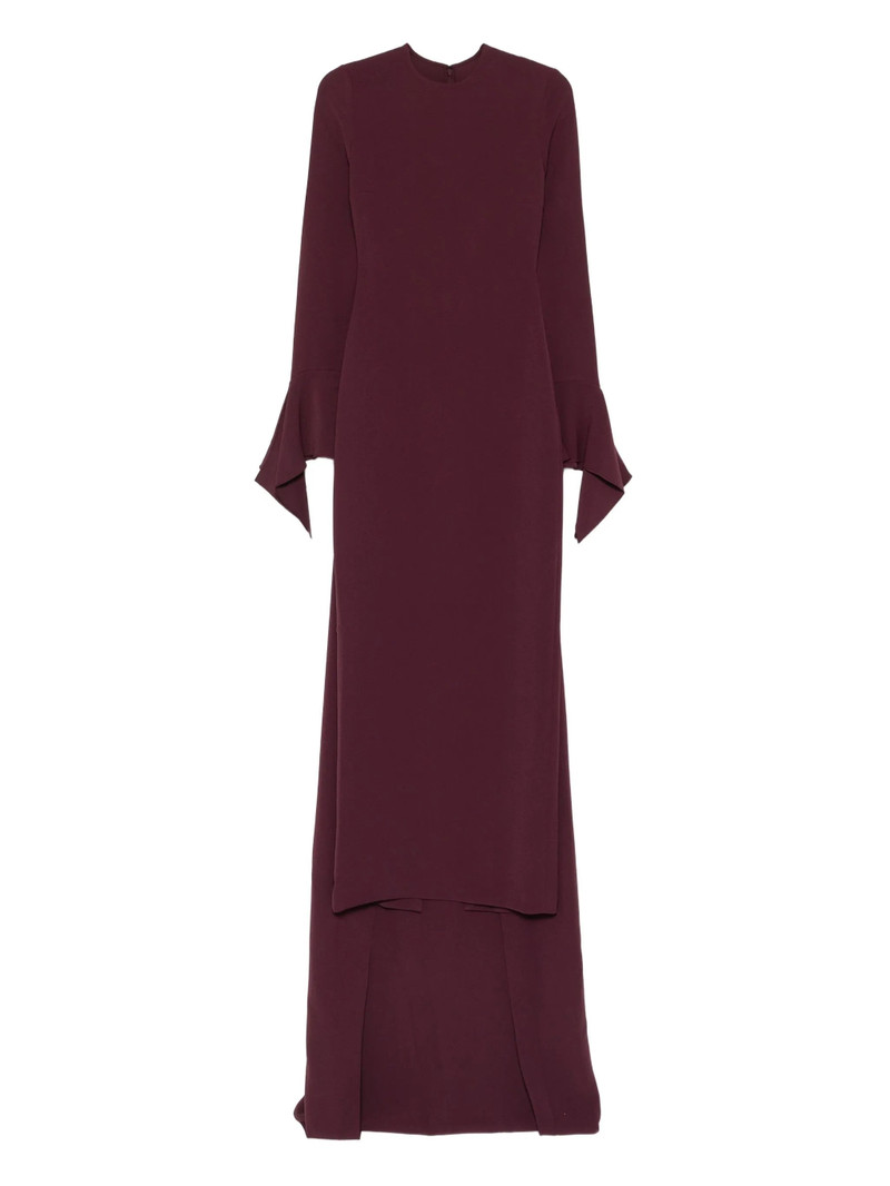 Solace London The Blake Flared-sleeve Maxi Dress 1