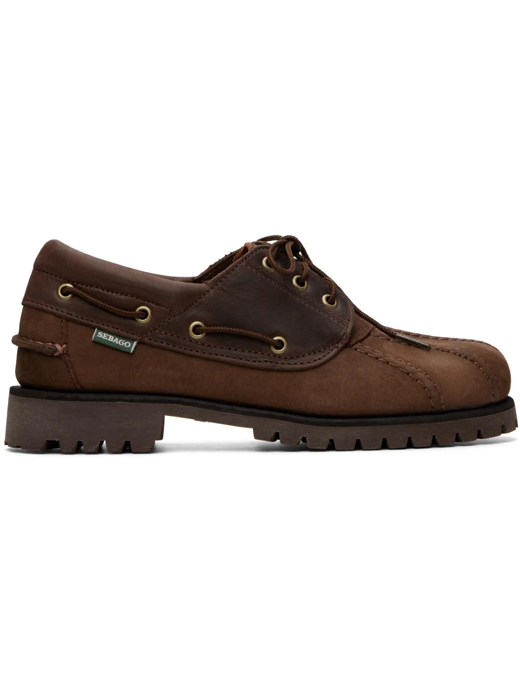 Brown Tucker Boat Shoes - 1