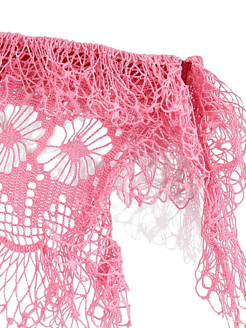 diotima crochet fringed skirt outlook