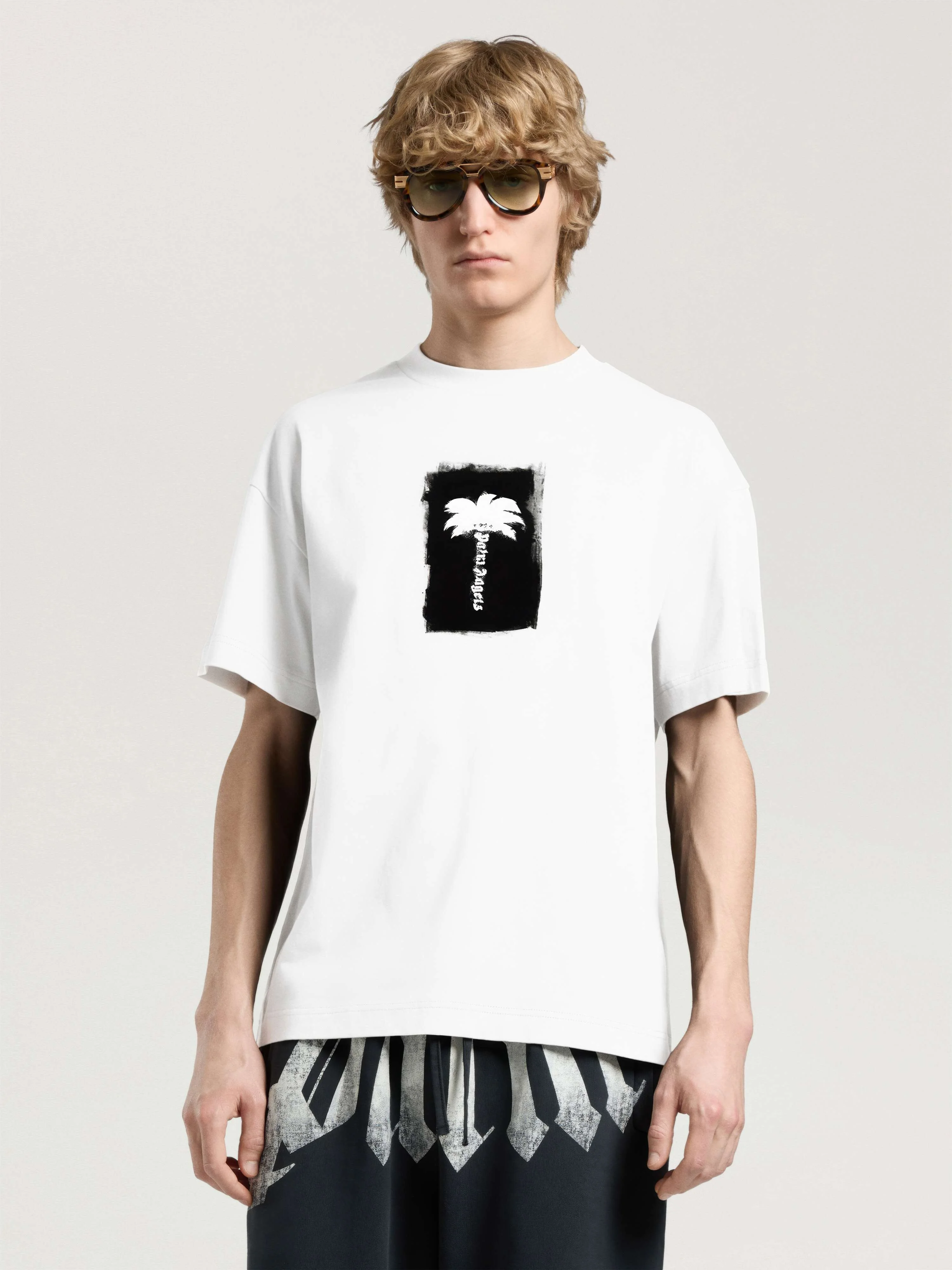Brushed Palm Tree Regular T-Shirt - 1