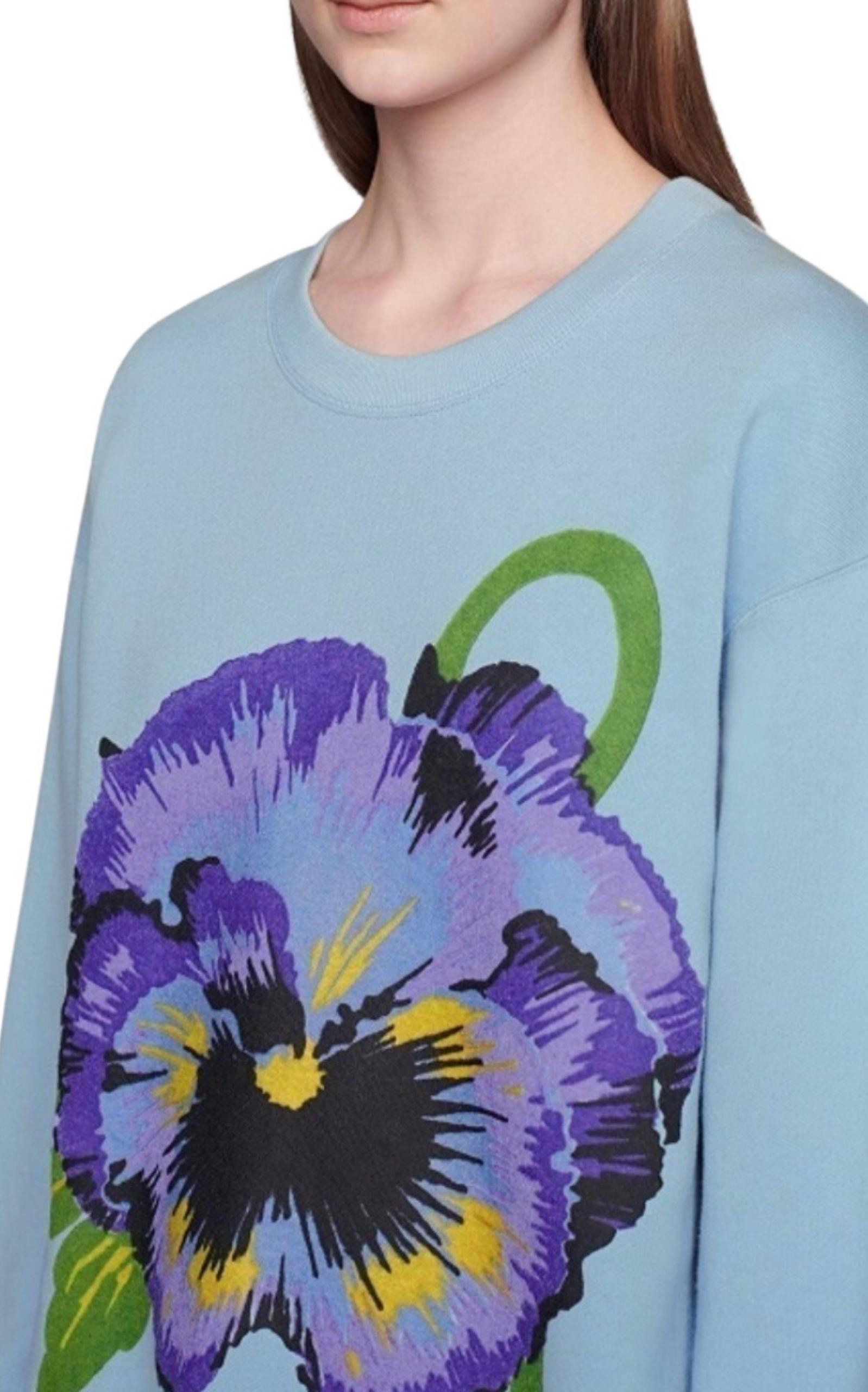 Ken Scott Print Cotton Crewneck Sweatshirt - 4