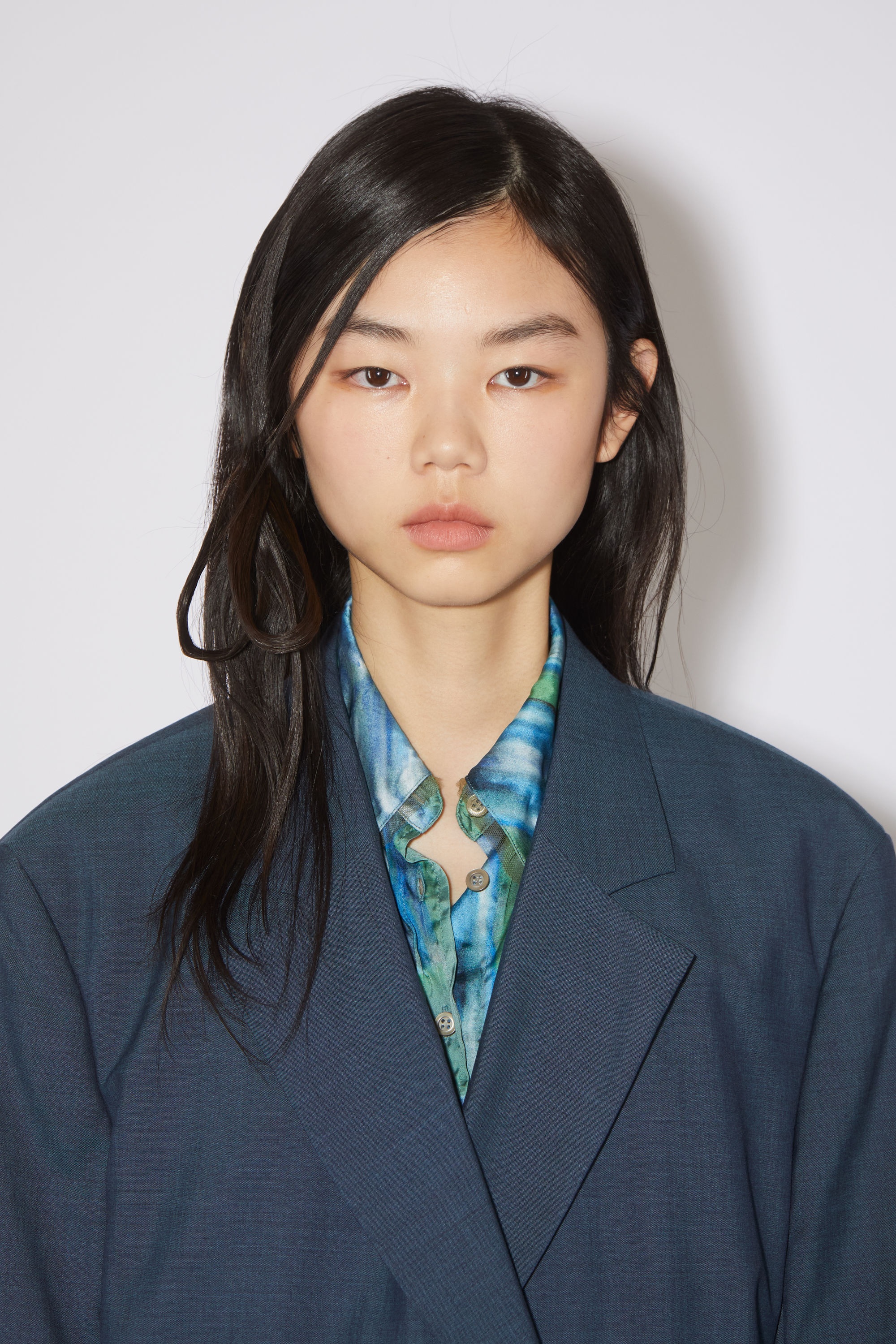 Double-breasted suit jacket - Teal blue - 6