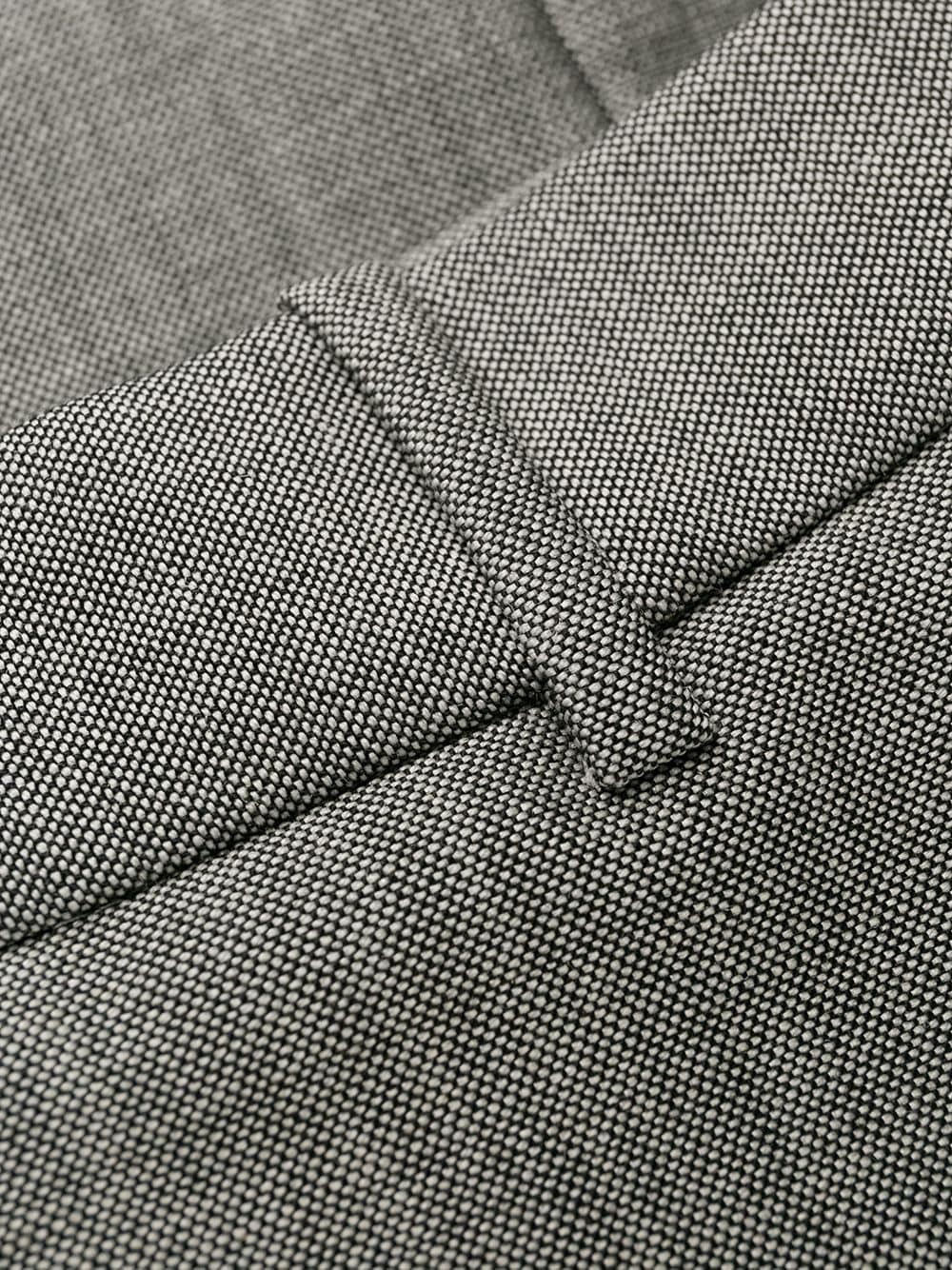 satin weave suit trousers - 6