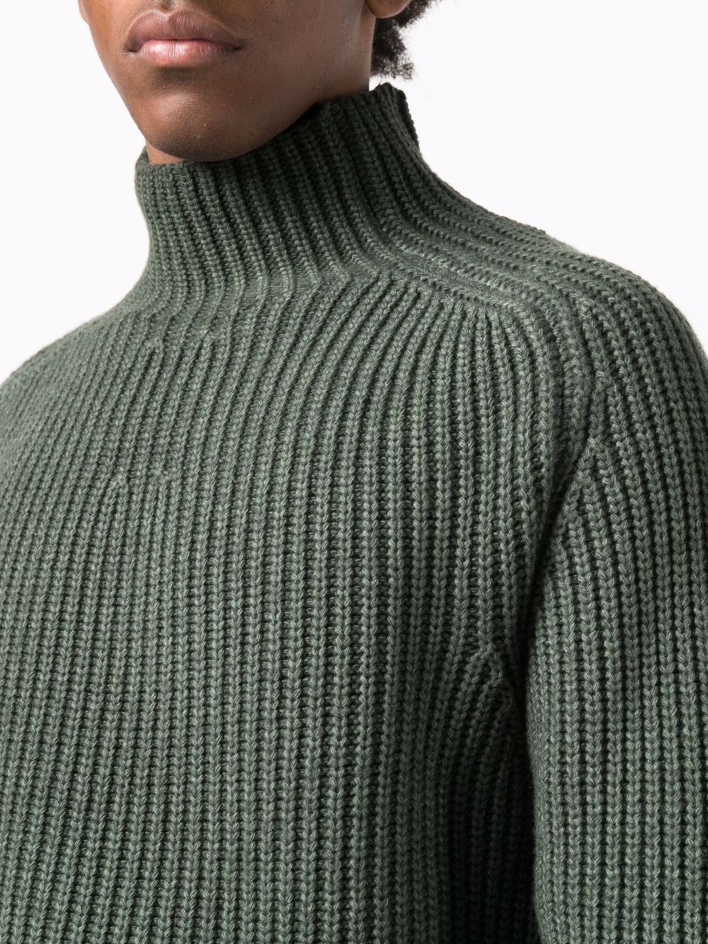 ribbed knit jumper - 5