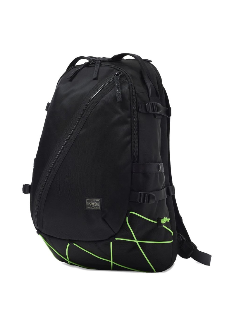 PORTER Things diagonal-zip cross-strap backpack outlook