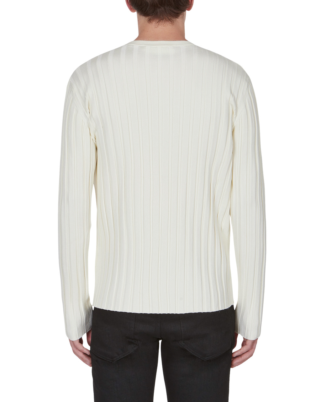 WIDE RIBBED KNIT SWEATER - 5