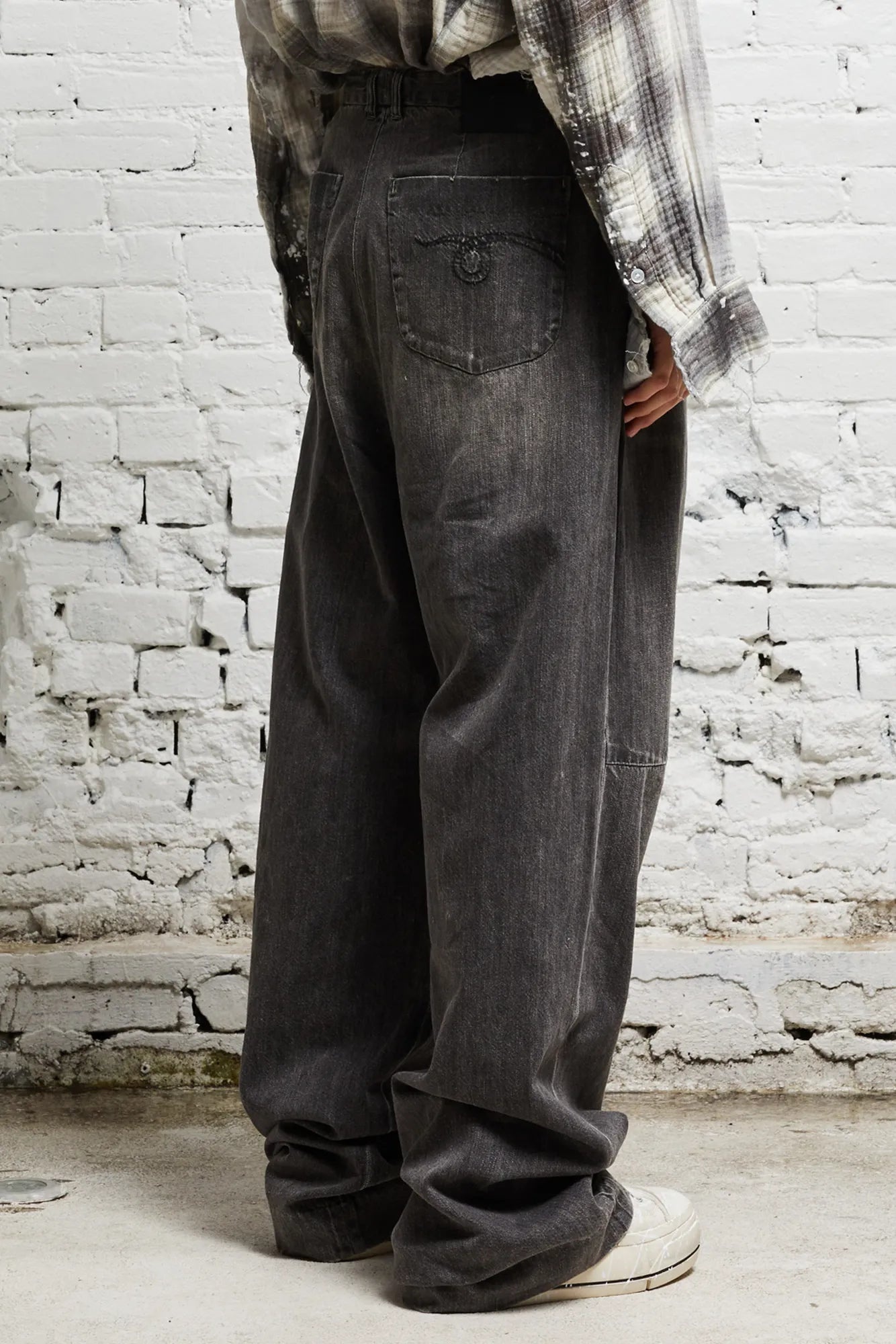 WAYNE DENIM TROUSER - KANE BLACK - 3
