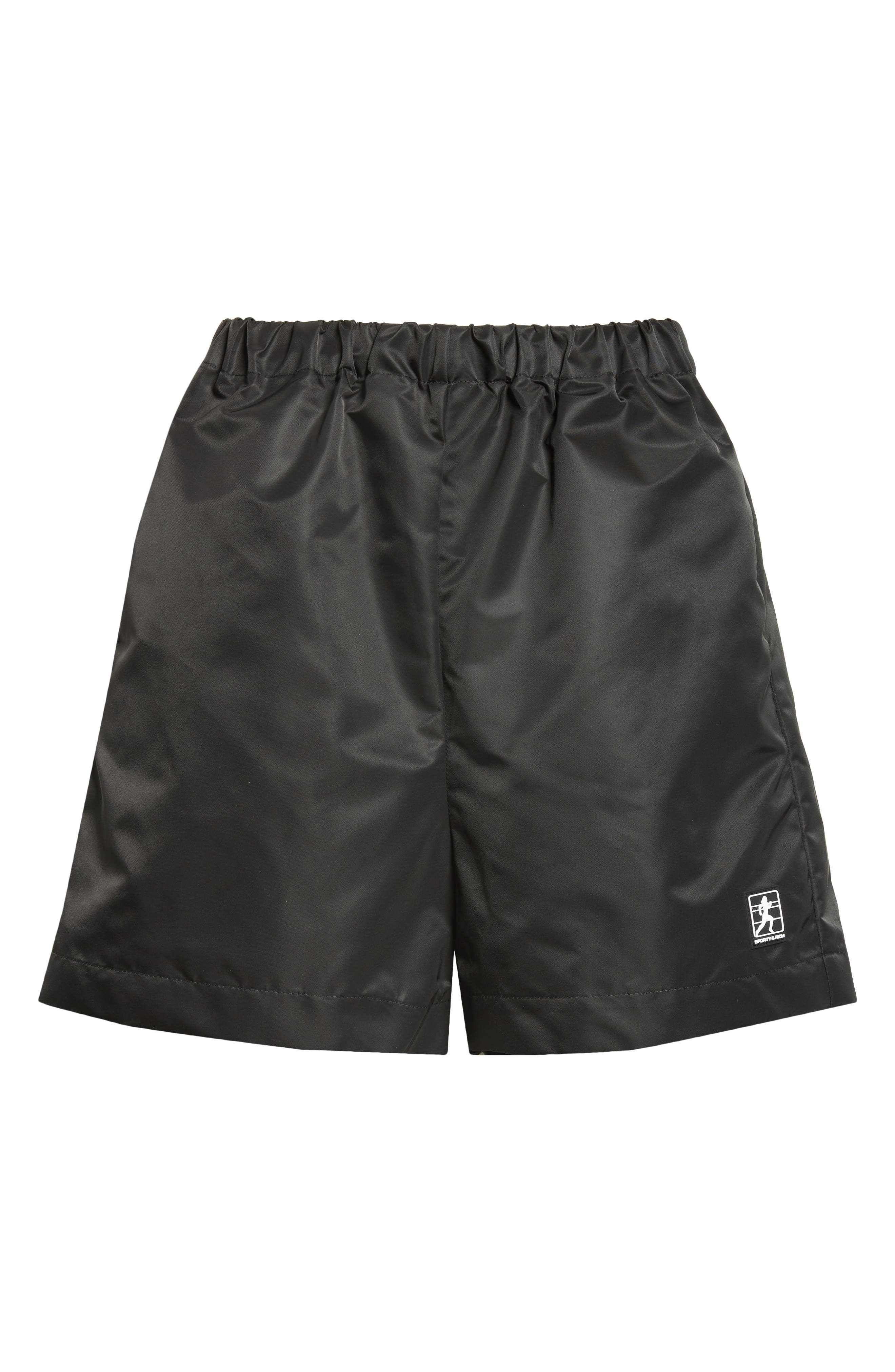 Sporty & Rich Running Woman Nylon Shorts in Black at Nordstrom - 6