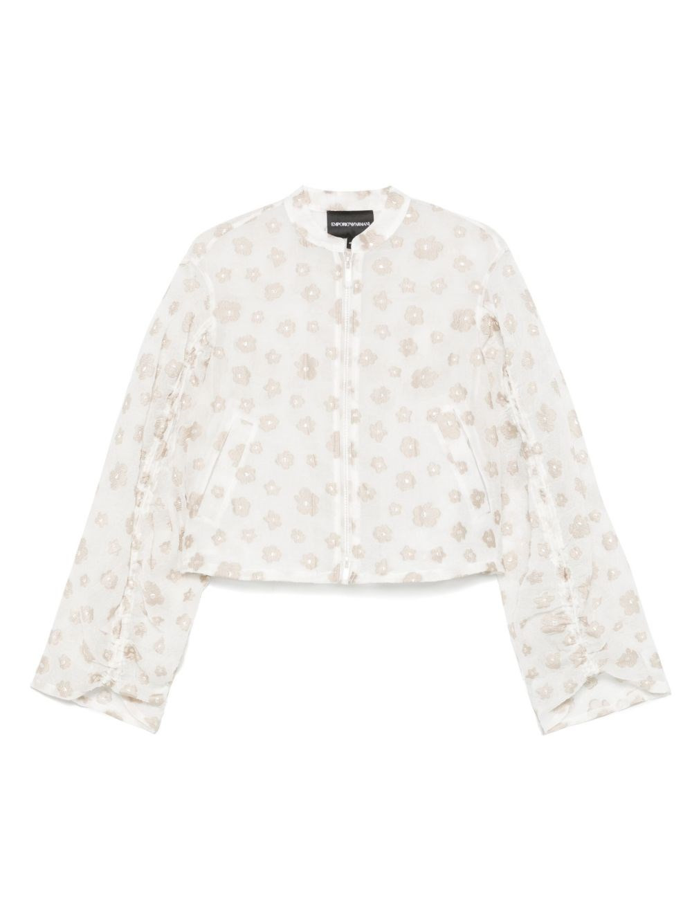 Florwer embroidered blouse - 1