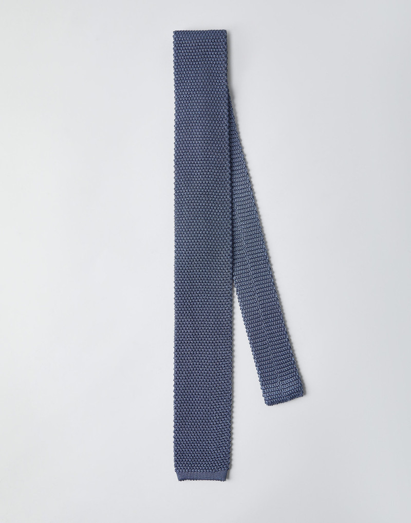 Silk knit tie 1