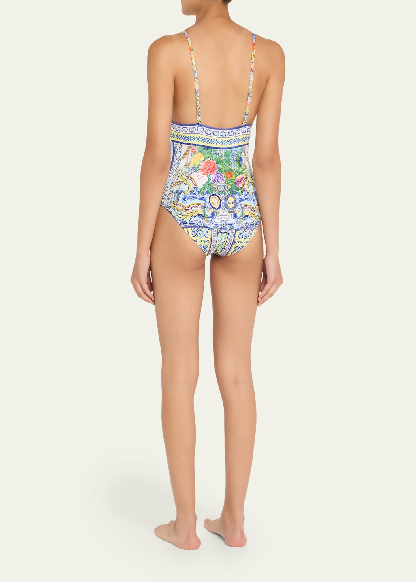 Wall To Wall Tie Tri One-Piece Swimsuit - 3