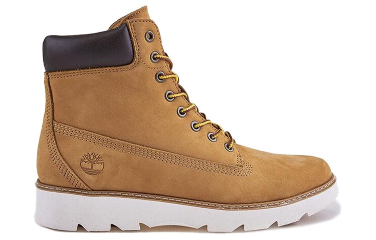 (WMNS) Timberland Keeley Field 6 Inch Wide-Fit Boot 'Wheat Nubuck' A26JB - 2